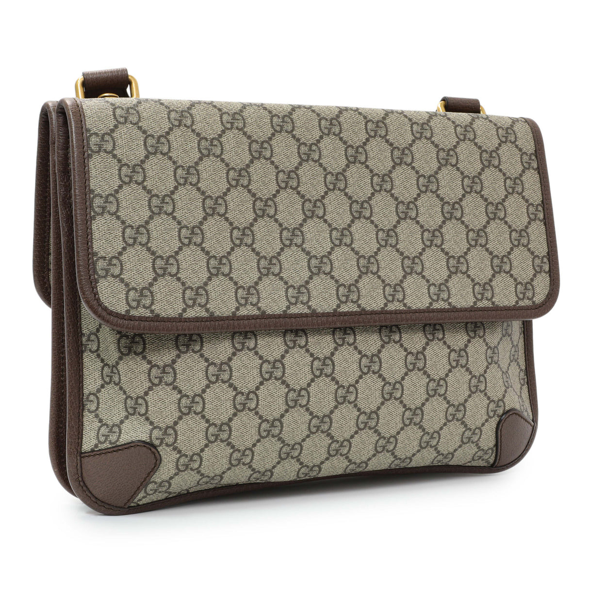 Gucci GG Supreme Monogram Web Neo Vintage Messenger Bag Handbags Gucci