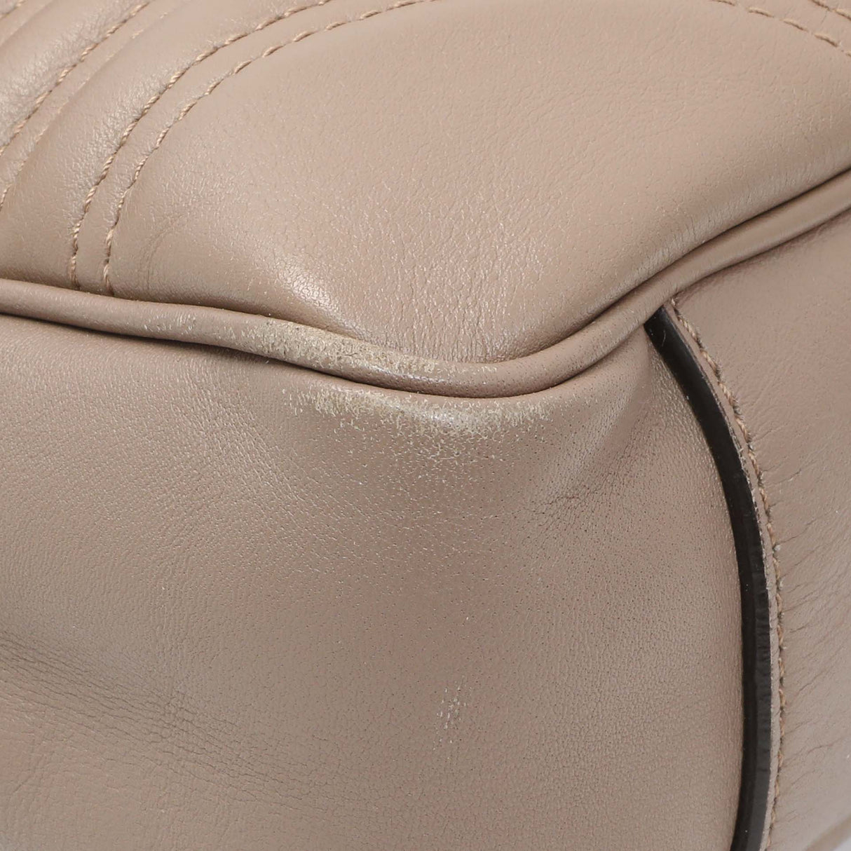 Gucci Porcelain Rose Calfskin Matelasse Medium GG Marmont Shoulder Bag Handbags Gucci