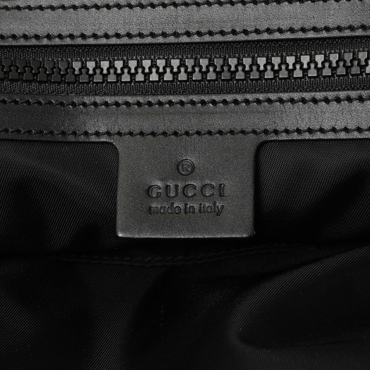 Gucci Techno Canvas Web L'Aveugle Par Amour Embroidered Double Buckle Backpack Handbags Gucci