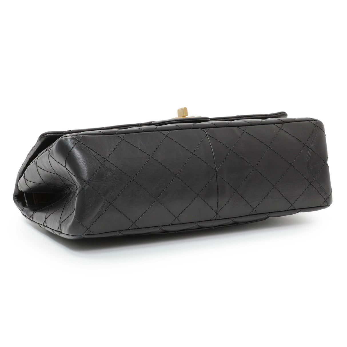 Chanel Black Quilted Aged Calfskin 2.55 Reissue 226 Flap Handbags Chanel