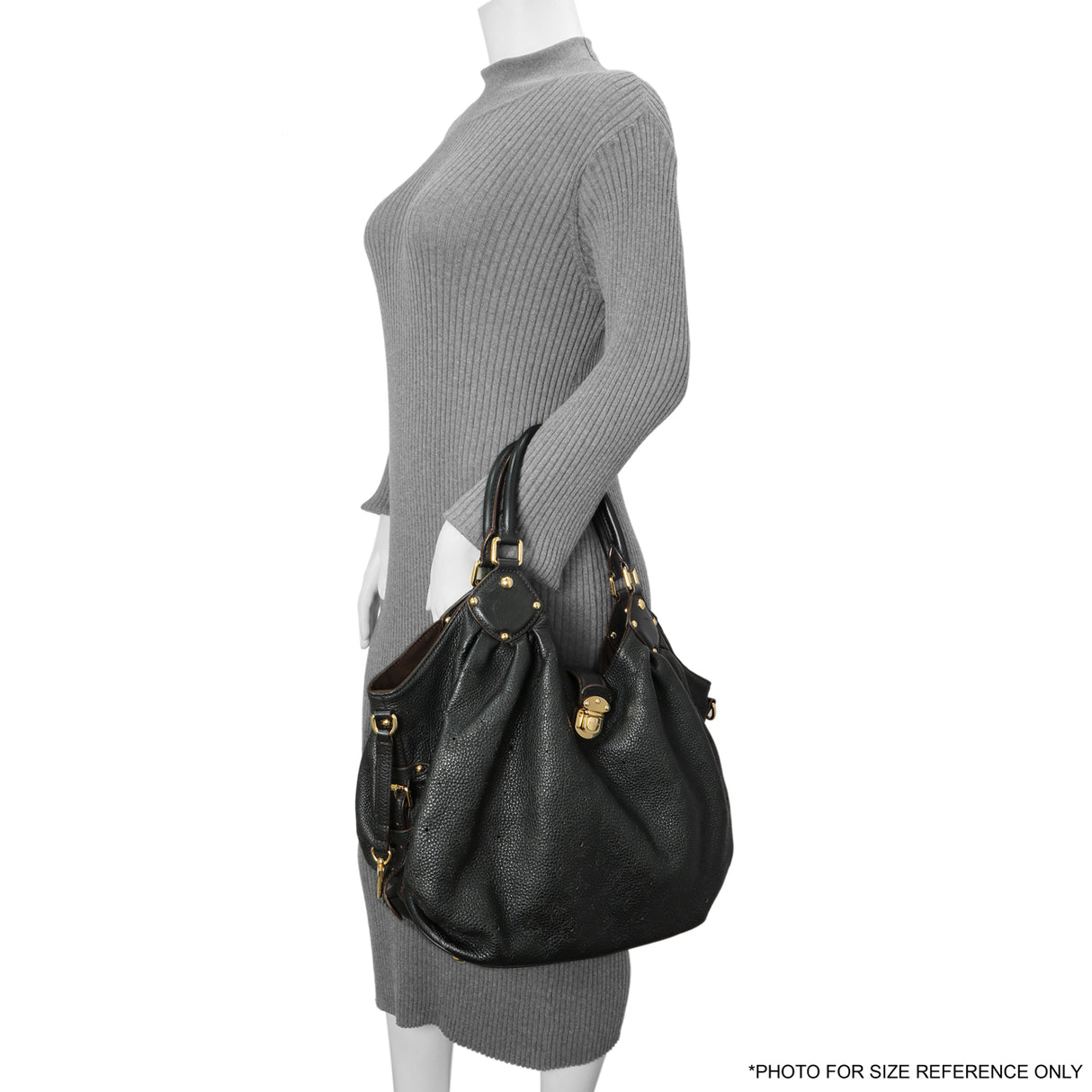 Louis Vuitton Black Monogram Mahina L Handbags Louis Vuitton