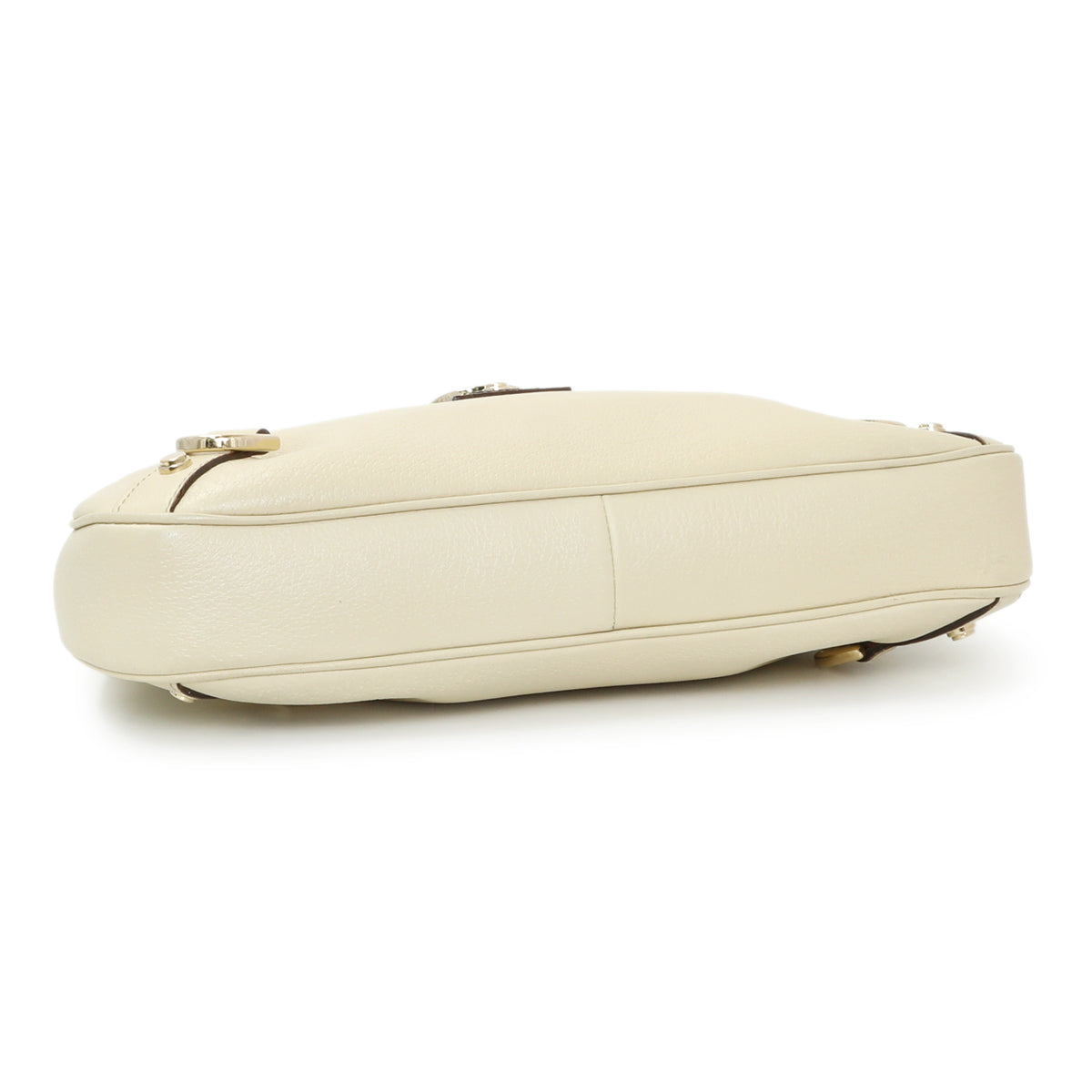 Gucci White Calfskin Abbey D Ring Hobo Handbags Gucci