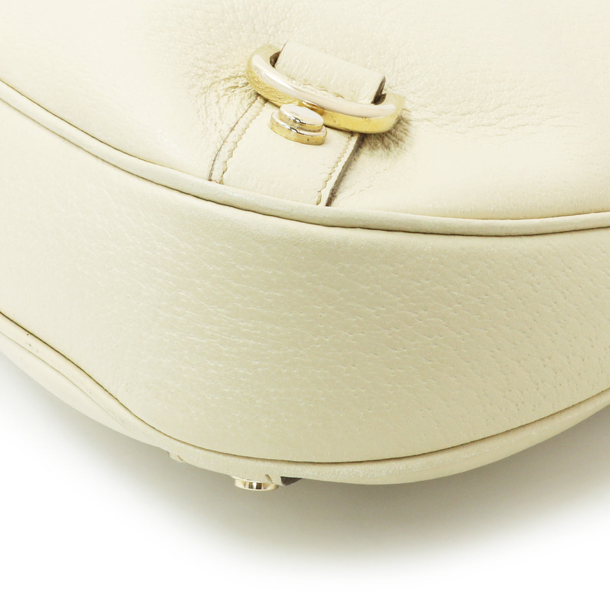 Gucci White Calfskin Abbey D Ring Hobo Handbags Gucci