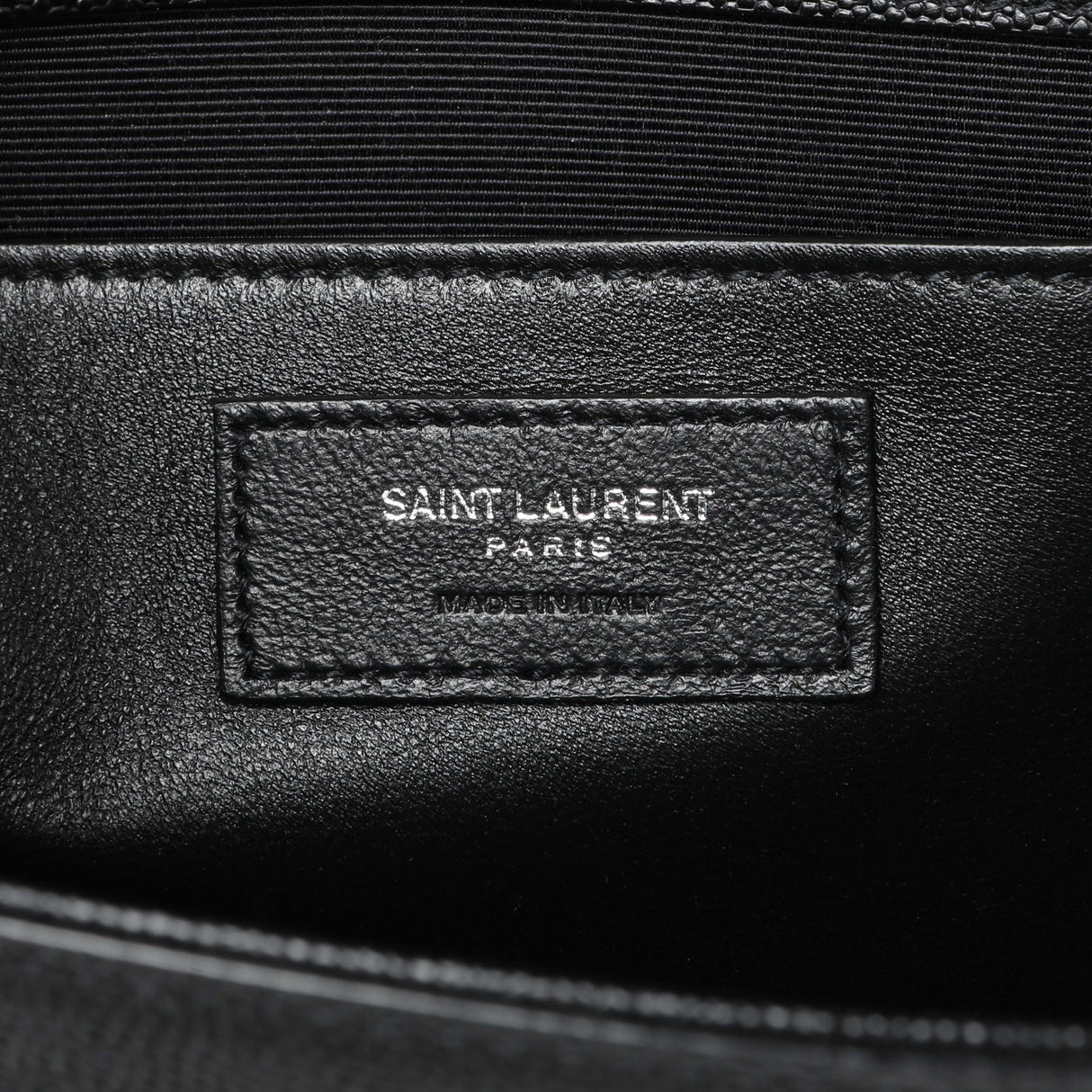 Saint Laurent Black Grain De Poudre Medium Monogram Kate Satchel Handbags Saint Laurent