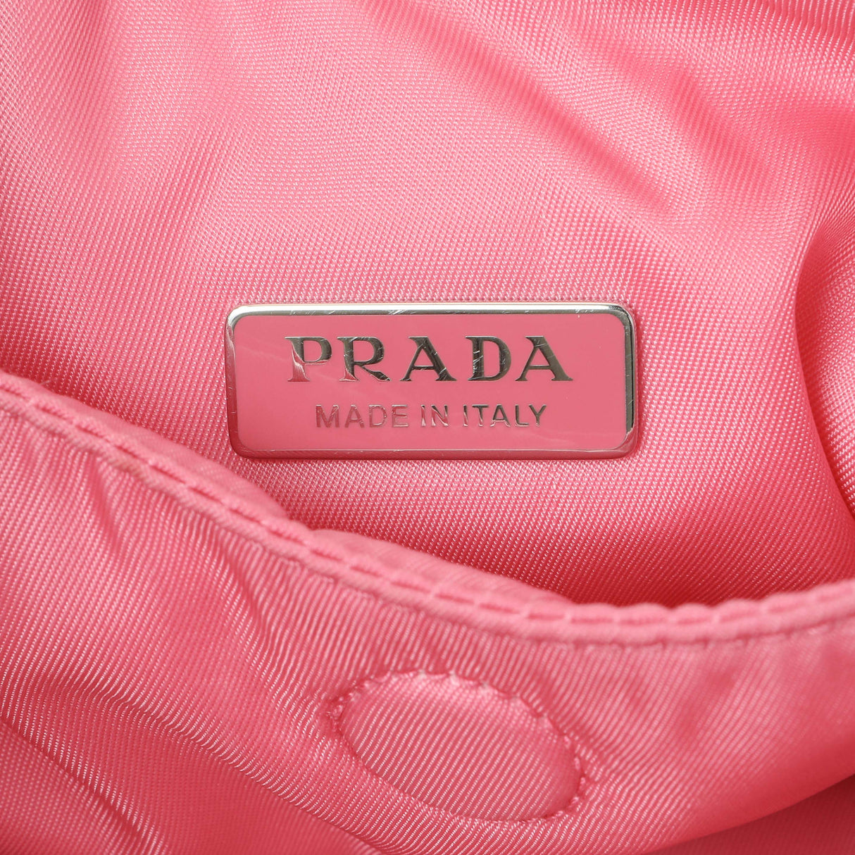 Prada Pink Re-Nylon Mini Padded Soft Tote Handbags Prada