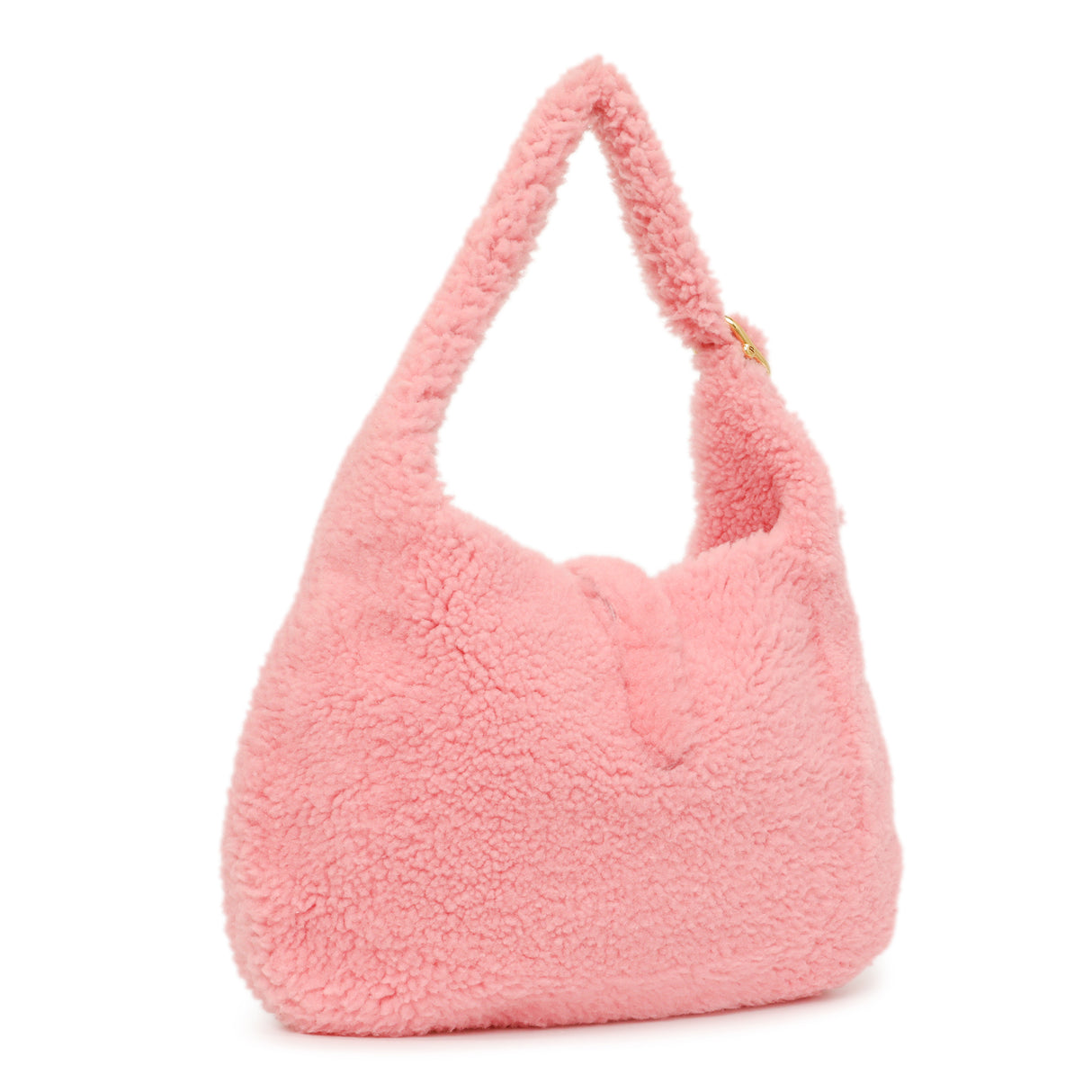 Gucci Lotus Pink Shearling Small Jackie 1961 Shoulder Bag Handbags Gucci