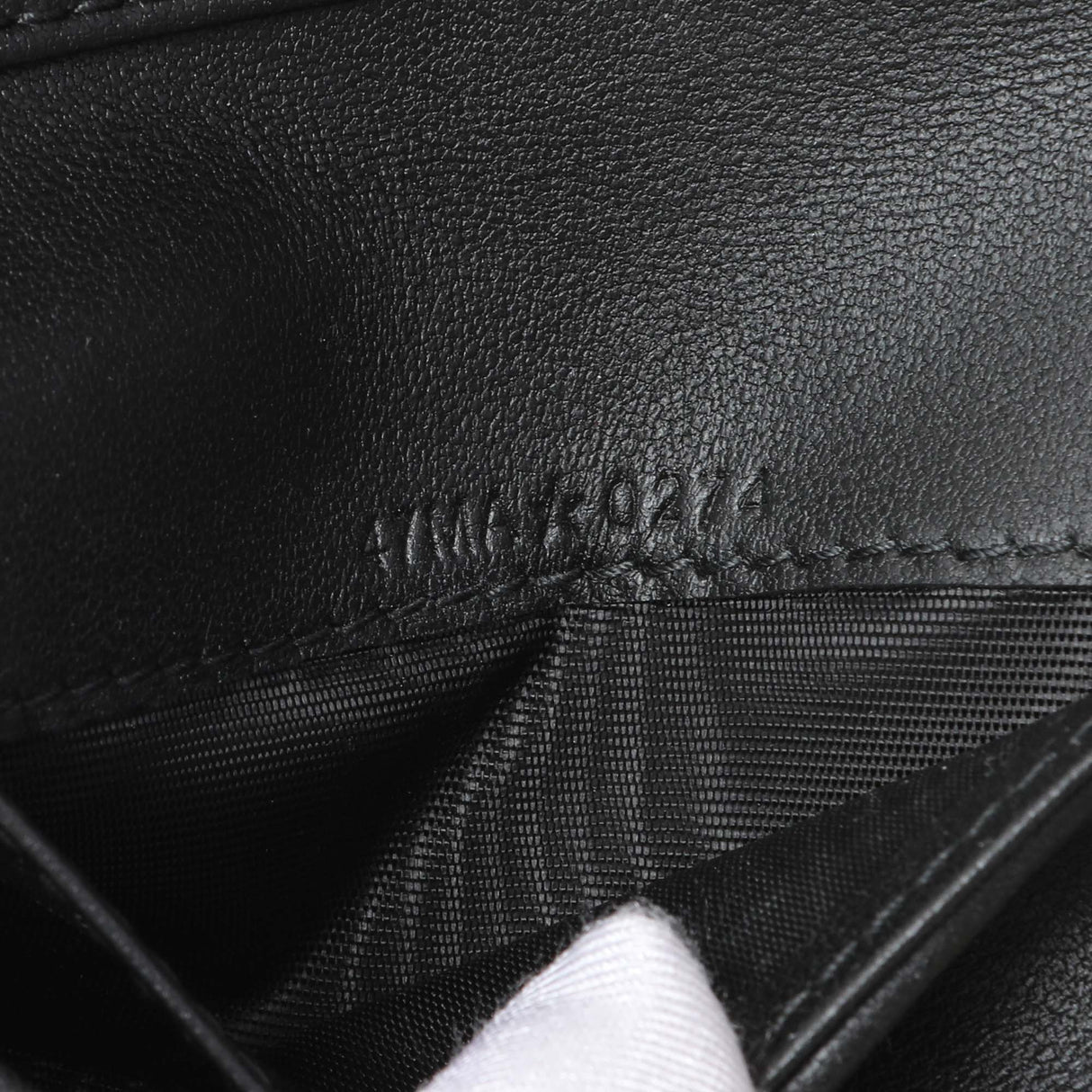 Christian Dior Black Grained Calfskin Supple Cannage Caro Scarlet Zipped Wallet Accessories Christian Dior