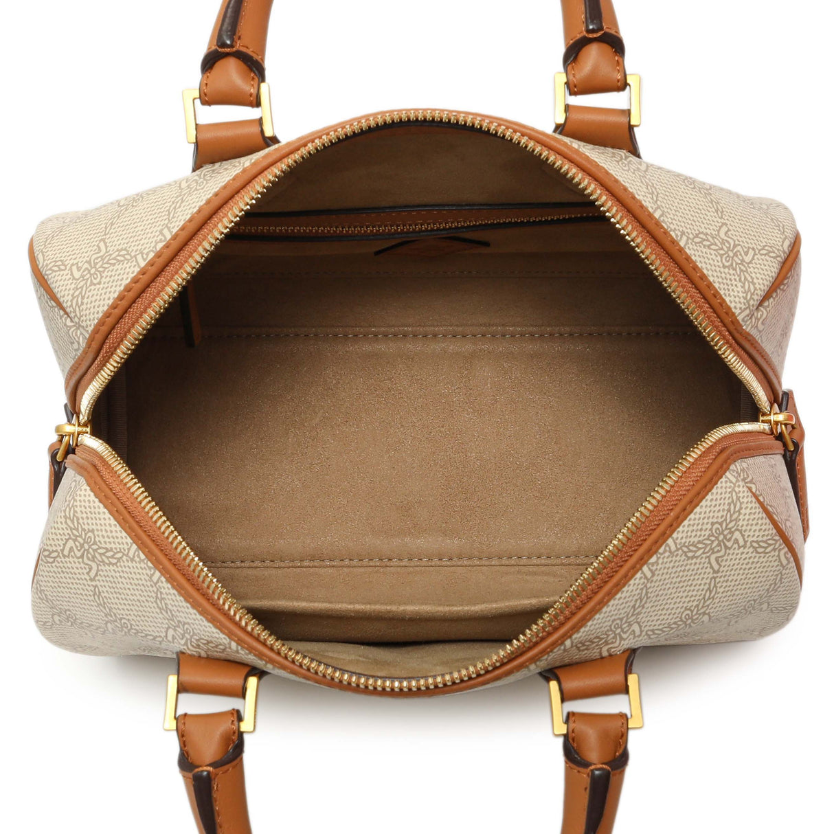 MCM Lauretos Monogram Ella Boston Bag Handbags MCM