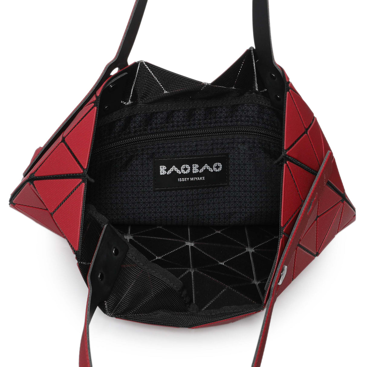 Issey Miyake Bao Bao Dark Red Tote Handbags Bao Bao Issey Miyake