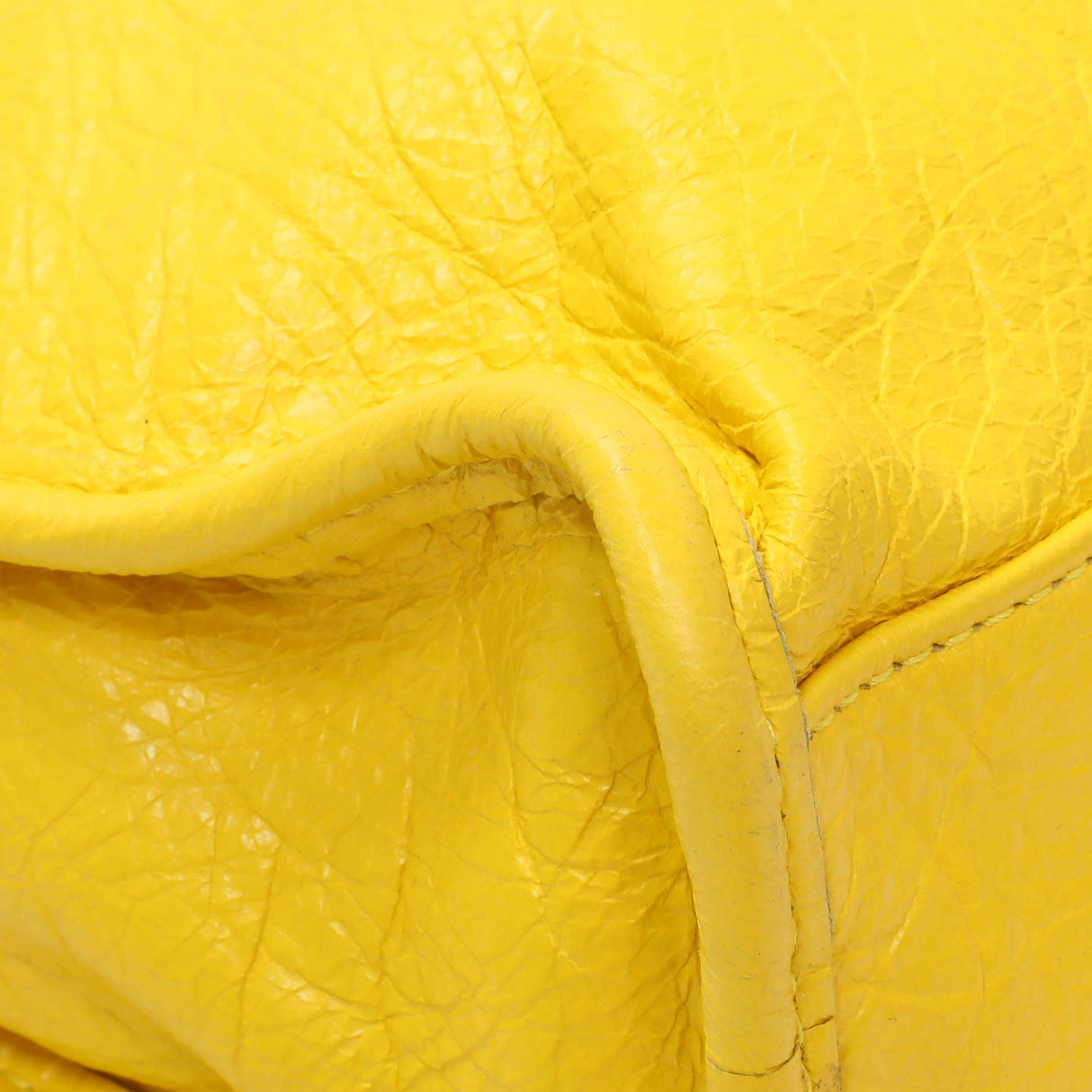 Balenciaga Yellow Agneau Classic Hardware Mini City Handbags Balenciaga