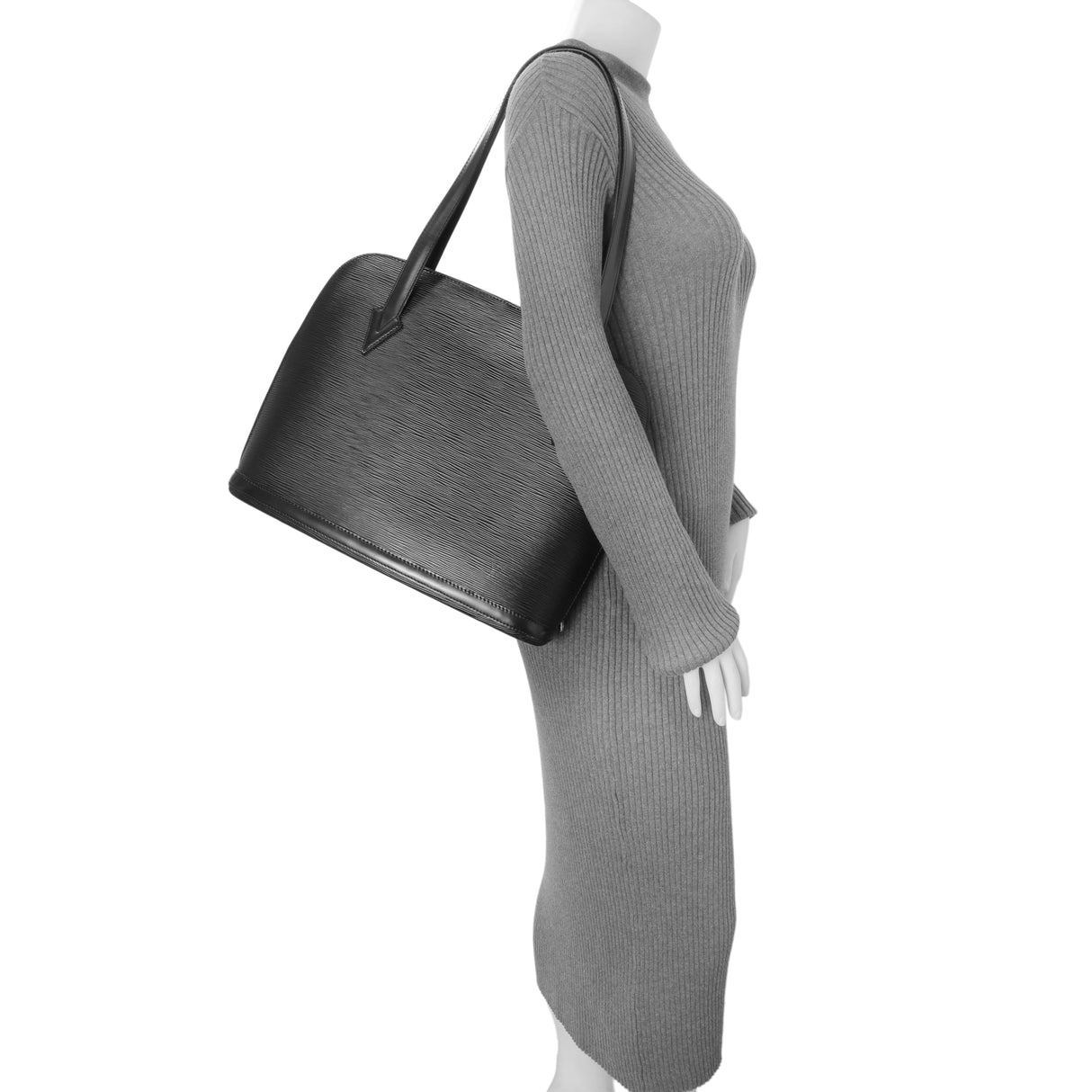 Louis Vuitton Black Epi Lussac Handbags Louis Vuitton