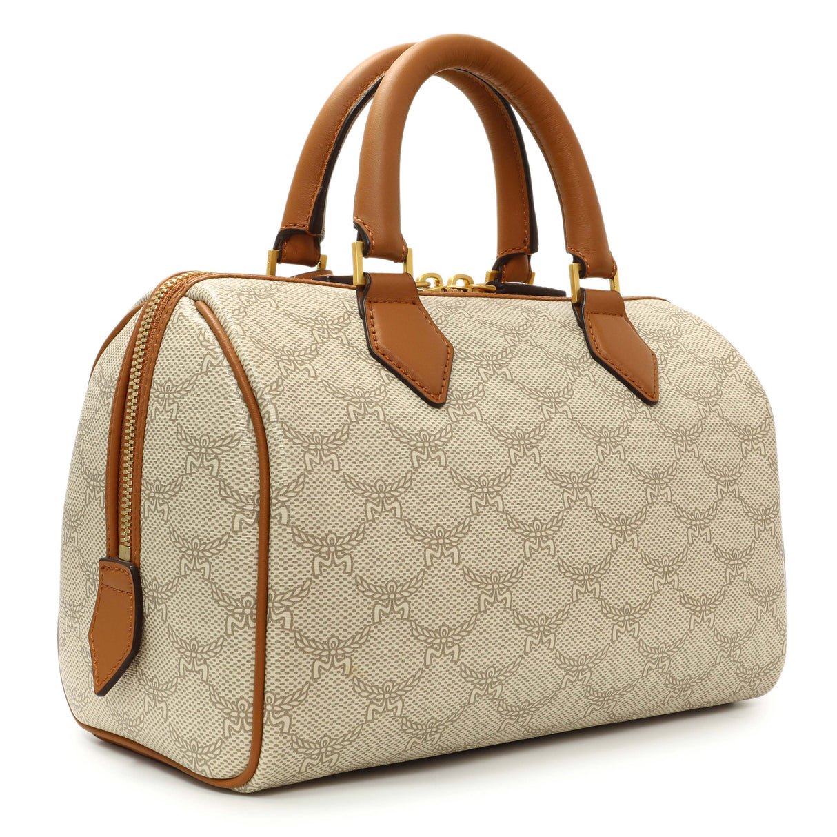 MCM Lauretos Monogram Ella Boston Bag Handbags MCM