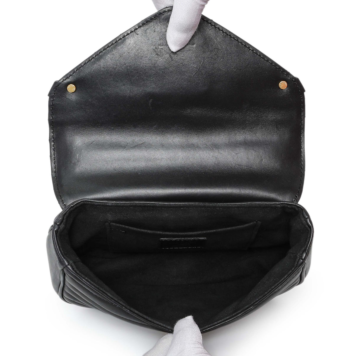 Louis Vuitton Black Calfskin New Wave Chain PM Handbags Louis Vuitton