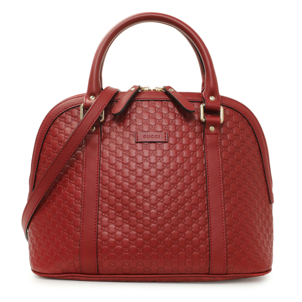 Gucci Burgundy Soft Microguccissima Medium Dome Bag Handbags Gucci