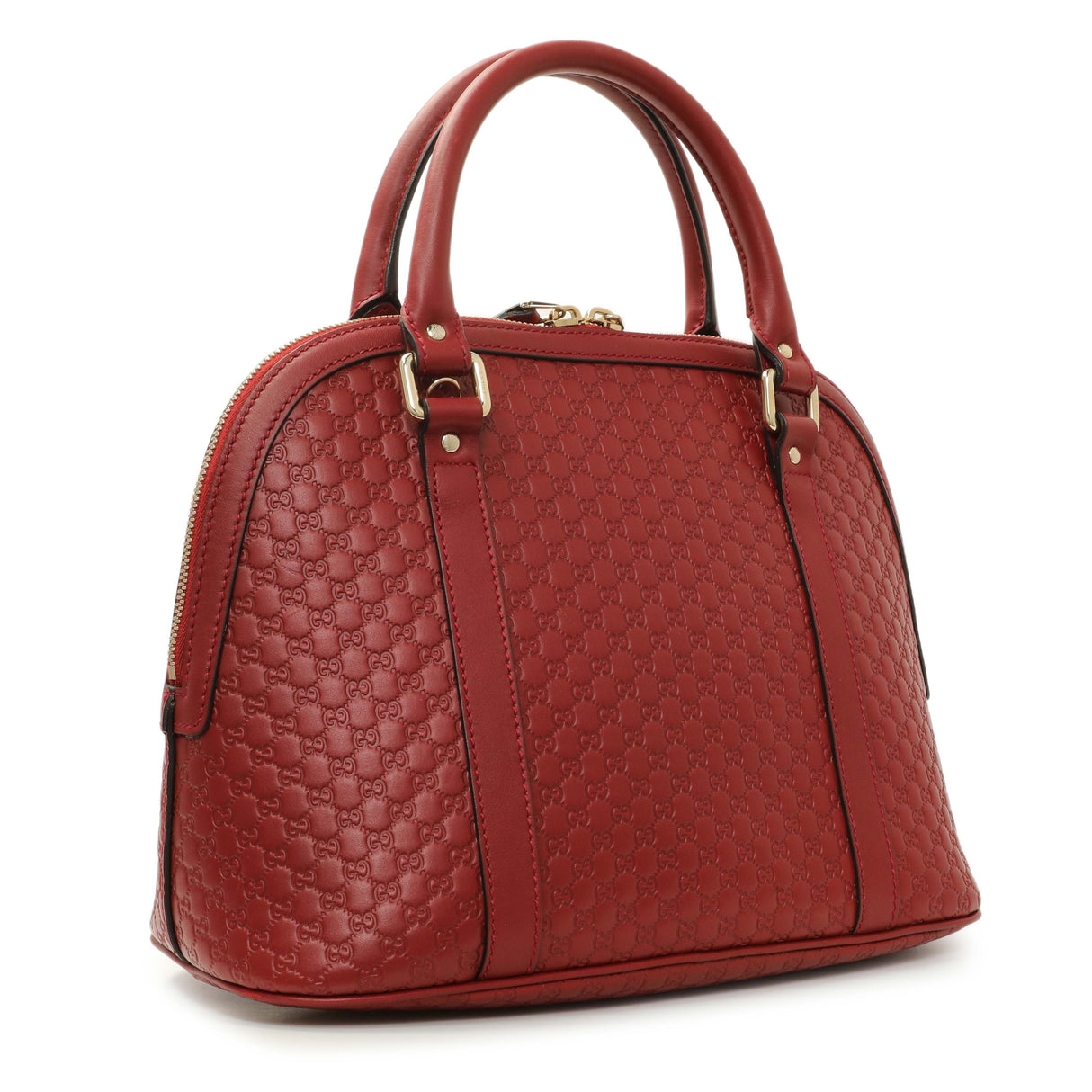 Gucci Burgundy Soft Microguccissima Medium Dome Bag Handbags Gucci