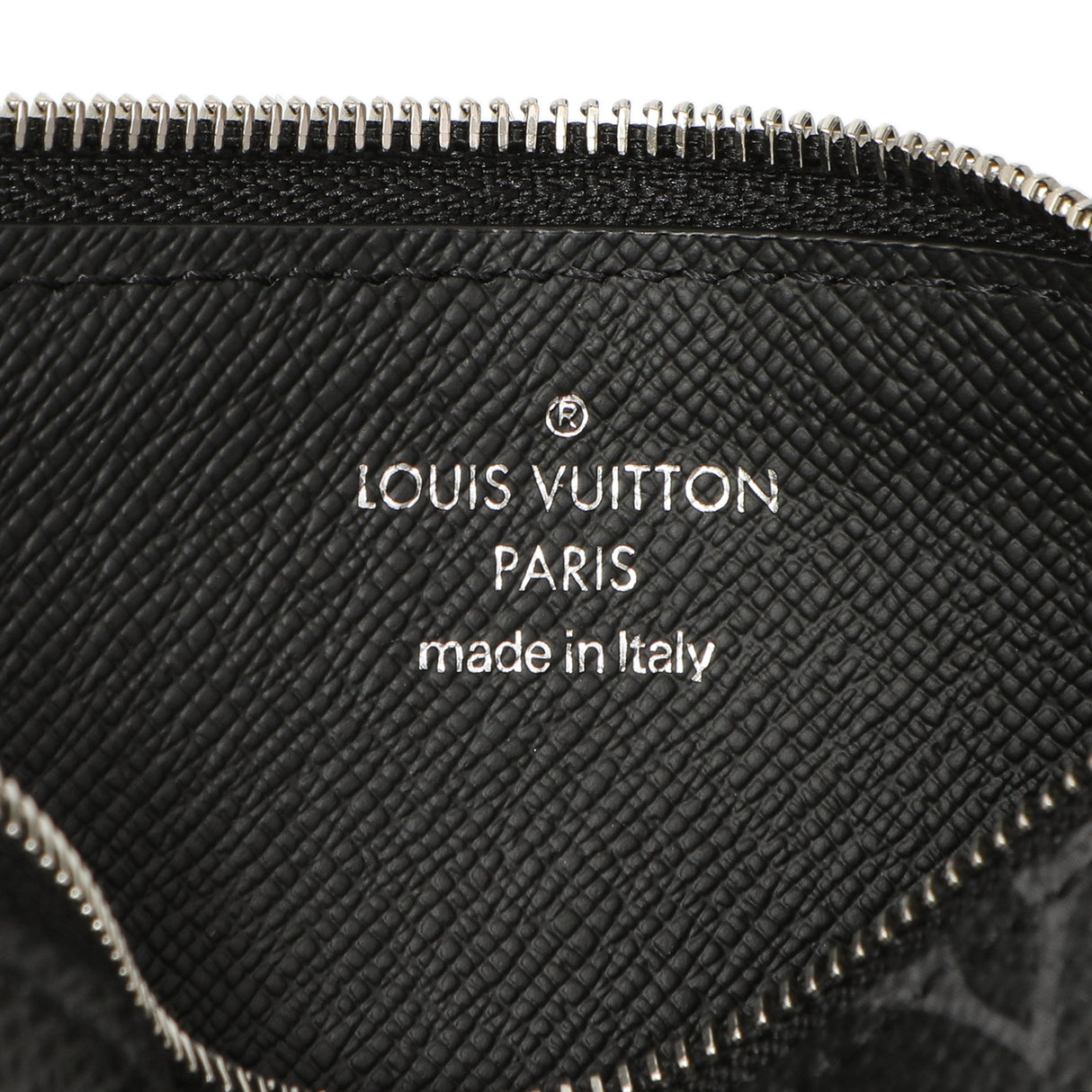 Louis Vuitton Monogram Eclipse Taiga Coin Card Holder Accessories Louis Vuitton