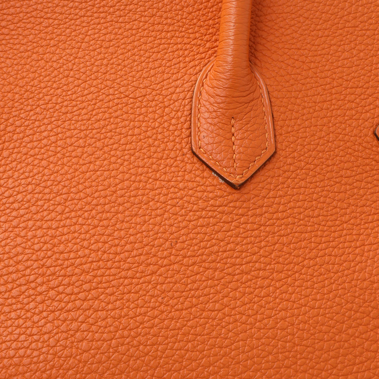 Hermes Orange Clemence Birkin 35 Handbags Hermes