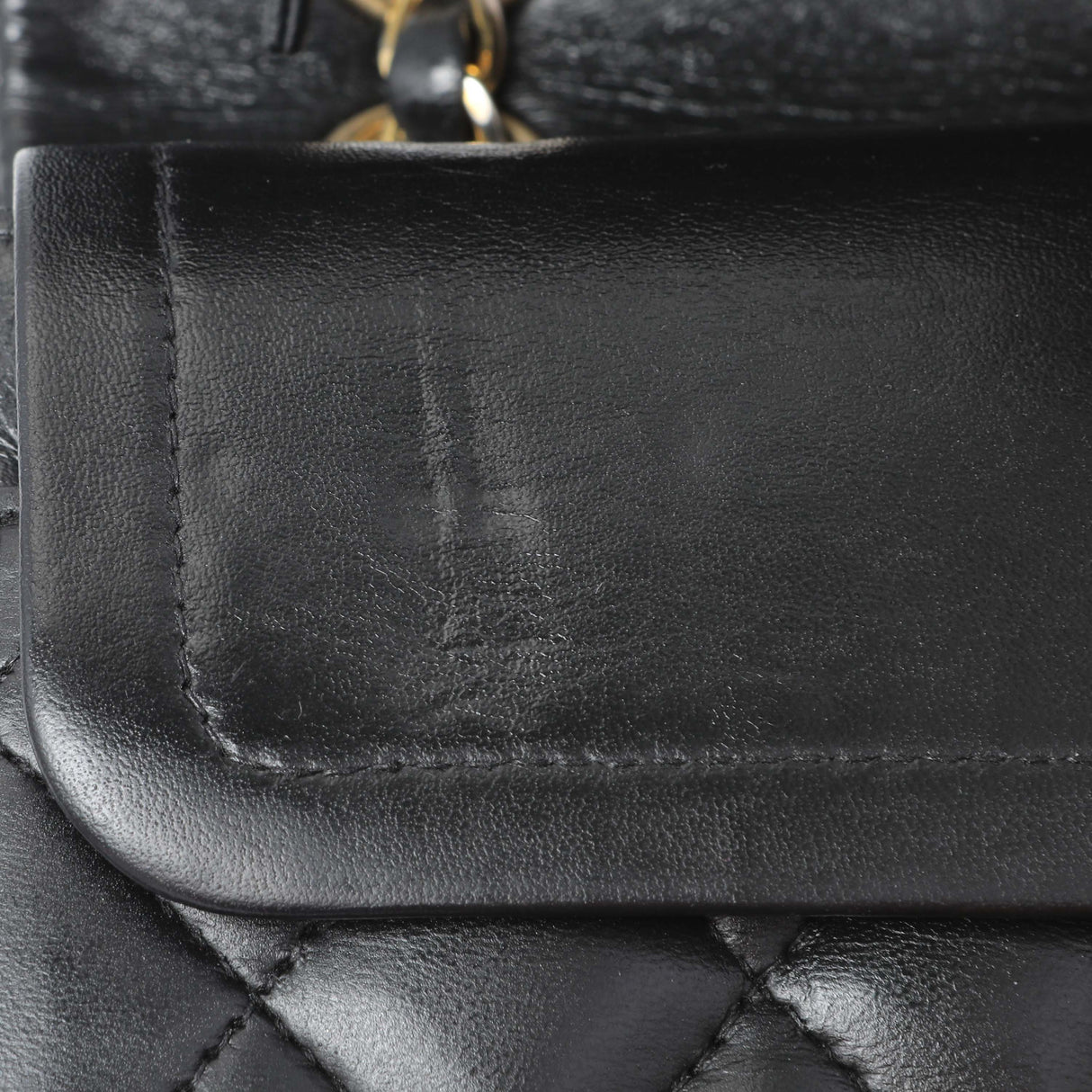 Chanel Black Quilted Lambskin Small Double Flap Handbags Chanel