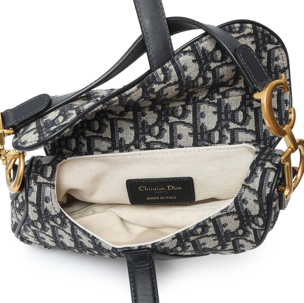 Christian Dior Oblique Mini Saddle Bag Handbags Christian Dior