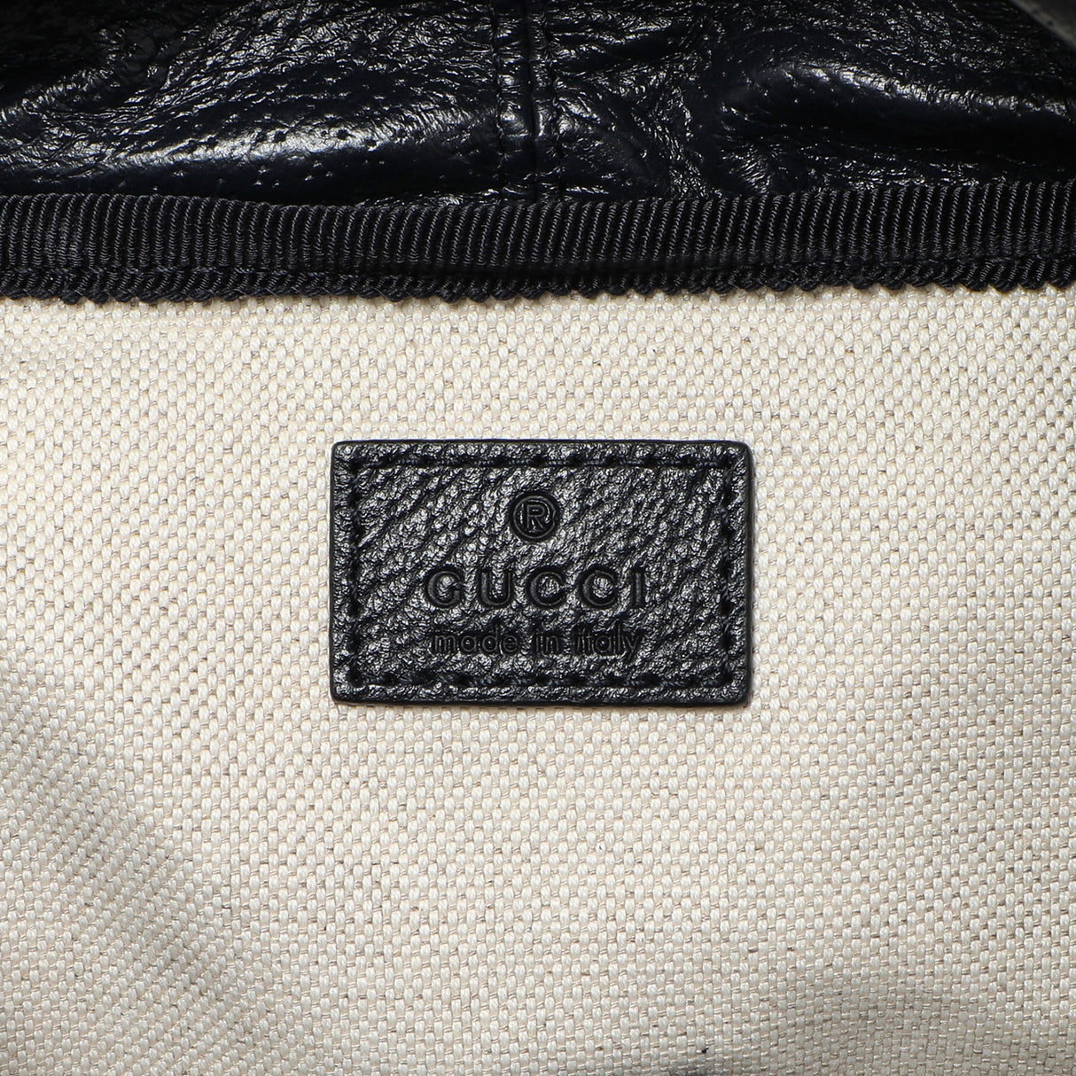 Gucci Blue Grained Calfskin Ophidia Double Buckle Backpack Handbags Gucci