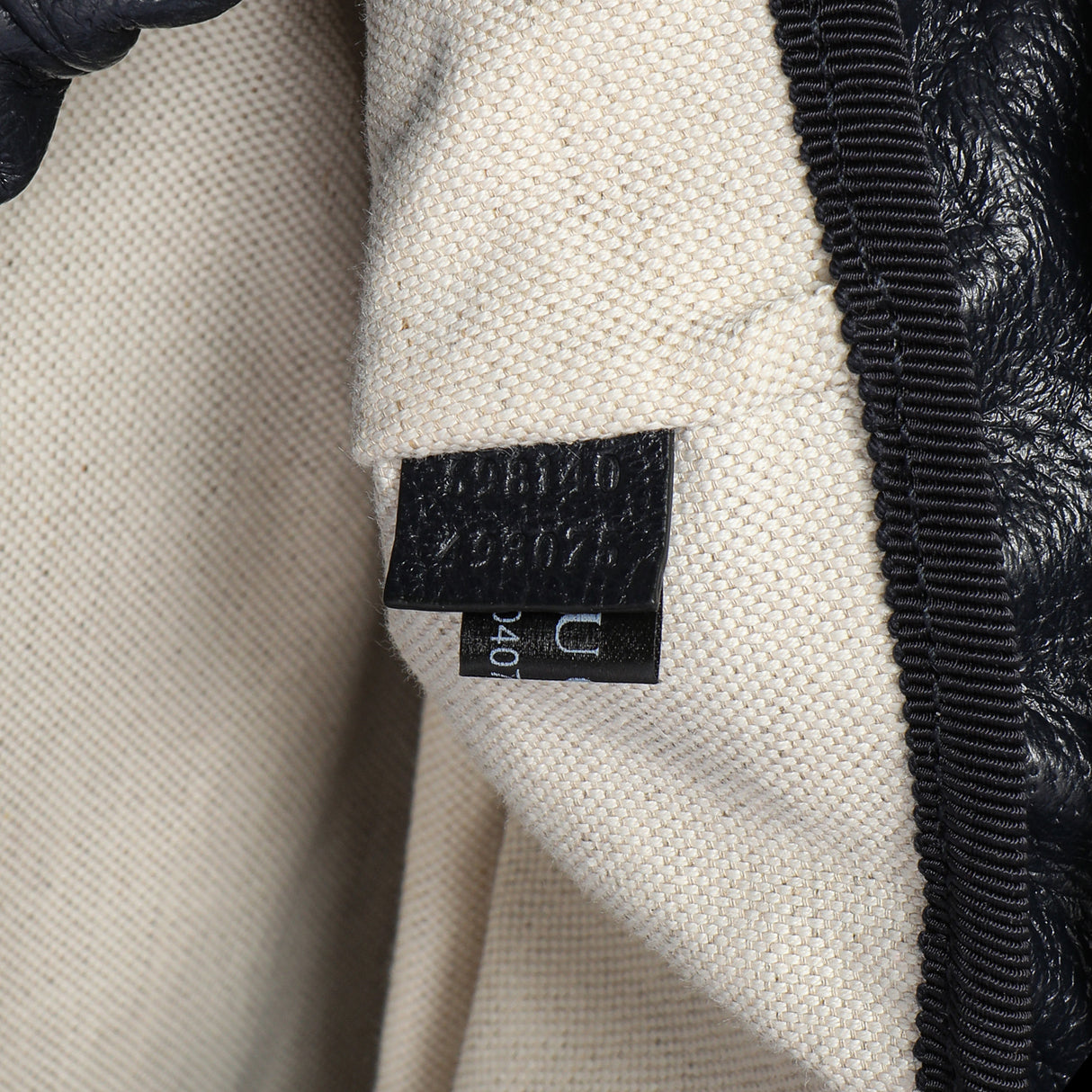 Gucci Blue Grained Calfskin Ophidia Double Buckle Backpack Handbags Gucci