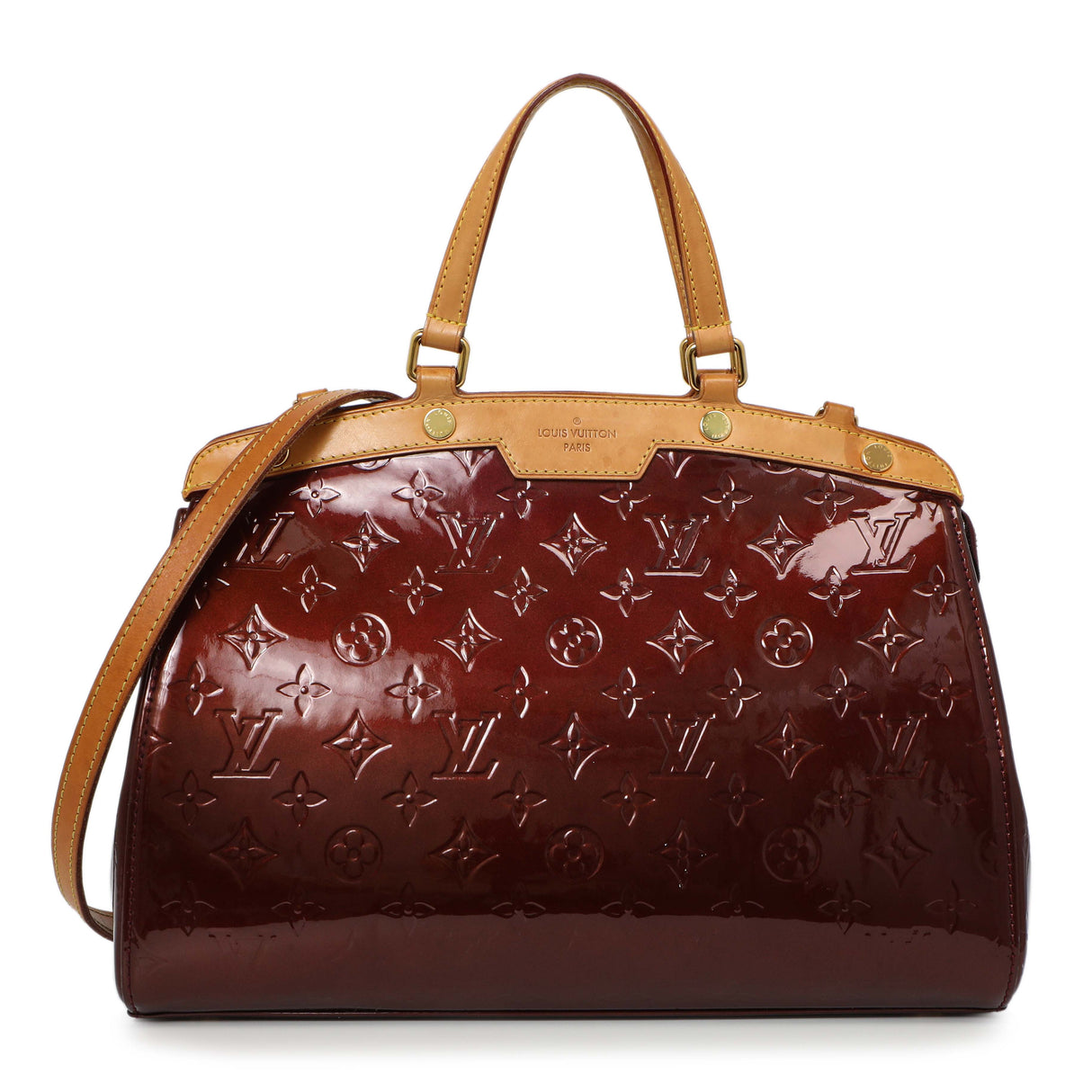 Louis Vuitton Rouge Fauviste Vernis Brea MM Handbags Louis Vuitton