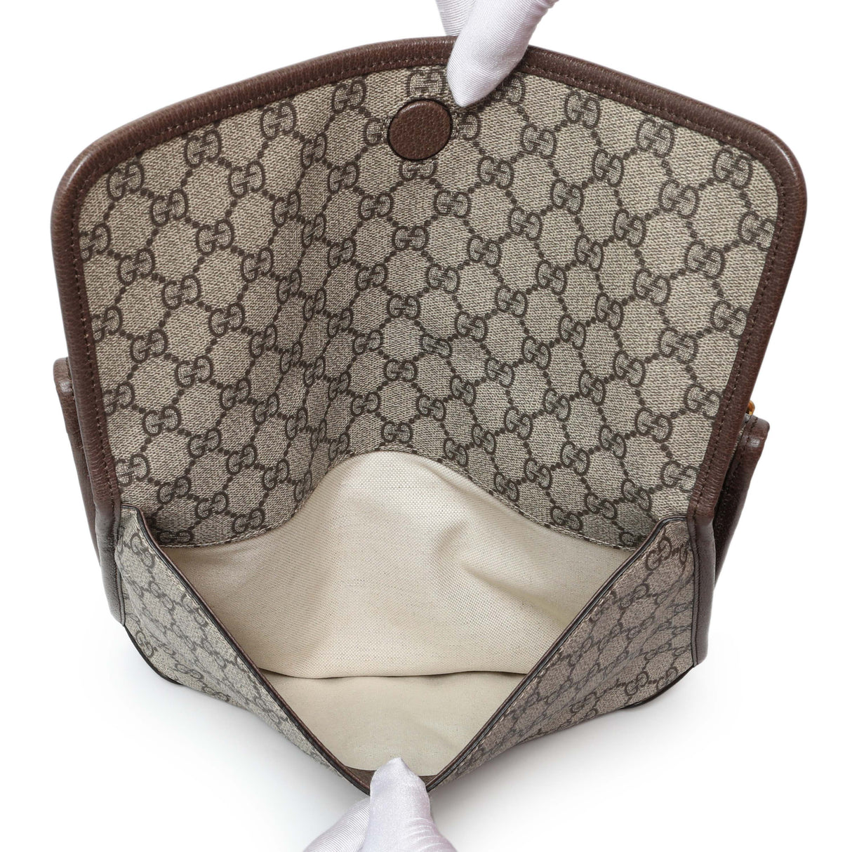 Gucci GG Supreme Monogram Web Neo Vintage Messenger Bag Handbags Gucci