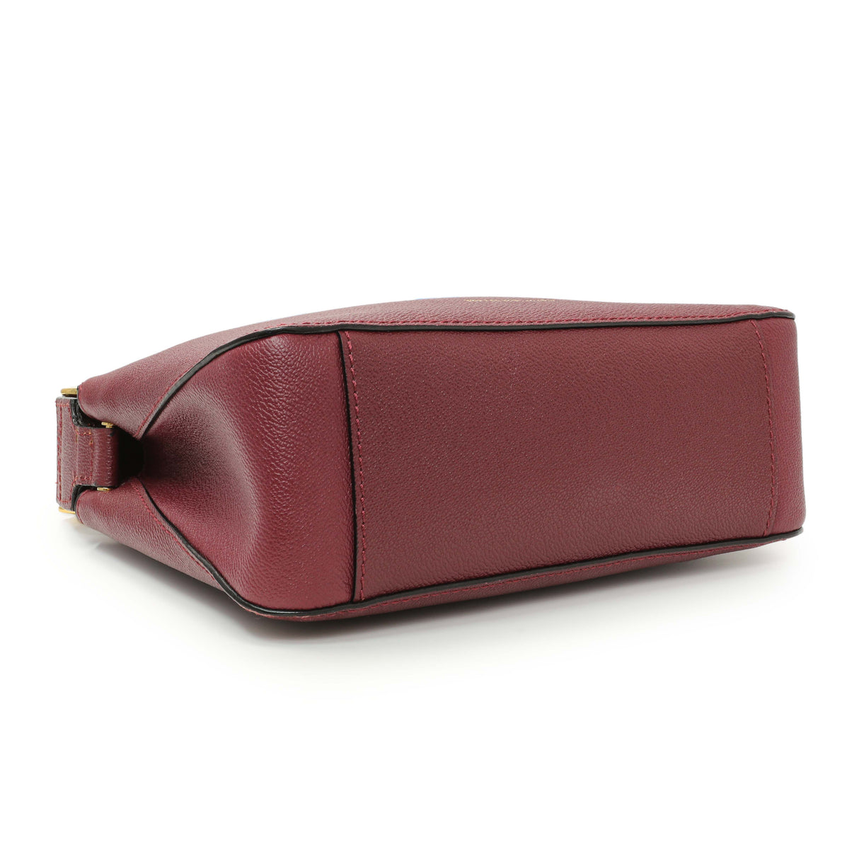 Burberry Burgundy Grained Calfskin Small Helmsley Crossbody Handbags Burberry