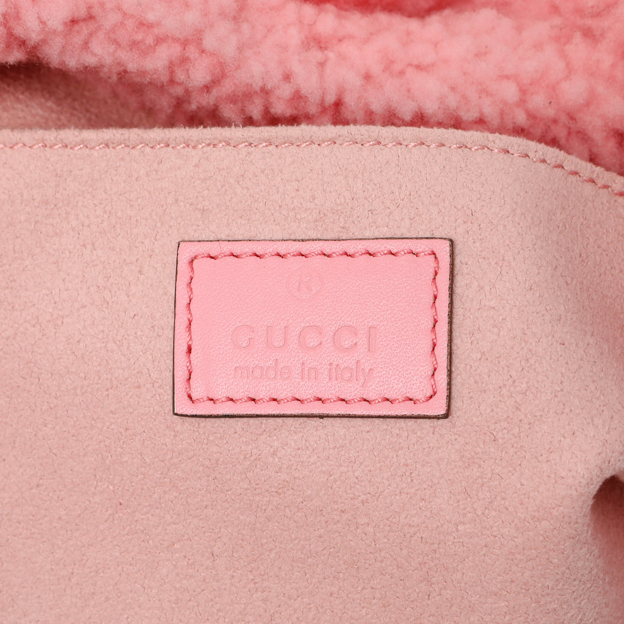 Gucci Lotus Pink Shearling Small Jackie 1961 Shoulder Bag Handbags Gucci