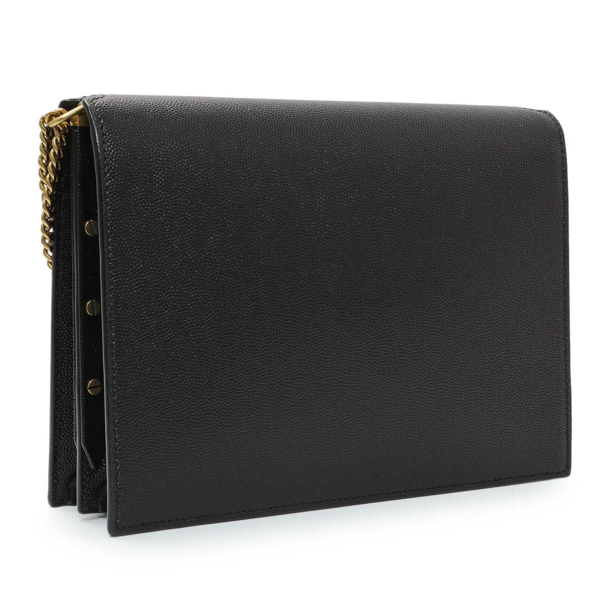 Saint Laurent Black Grain De Poudre Monogram Cassandra Clasp Bag Handbags Saint Laurent
