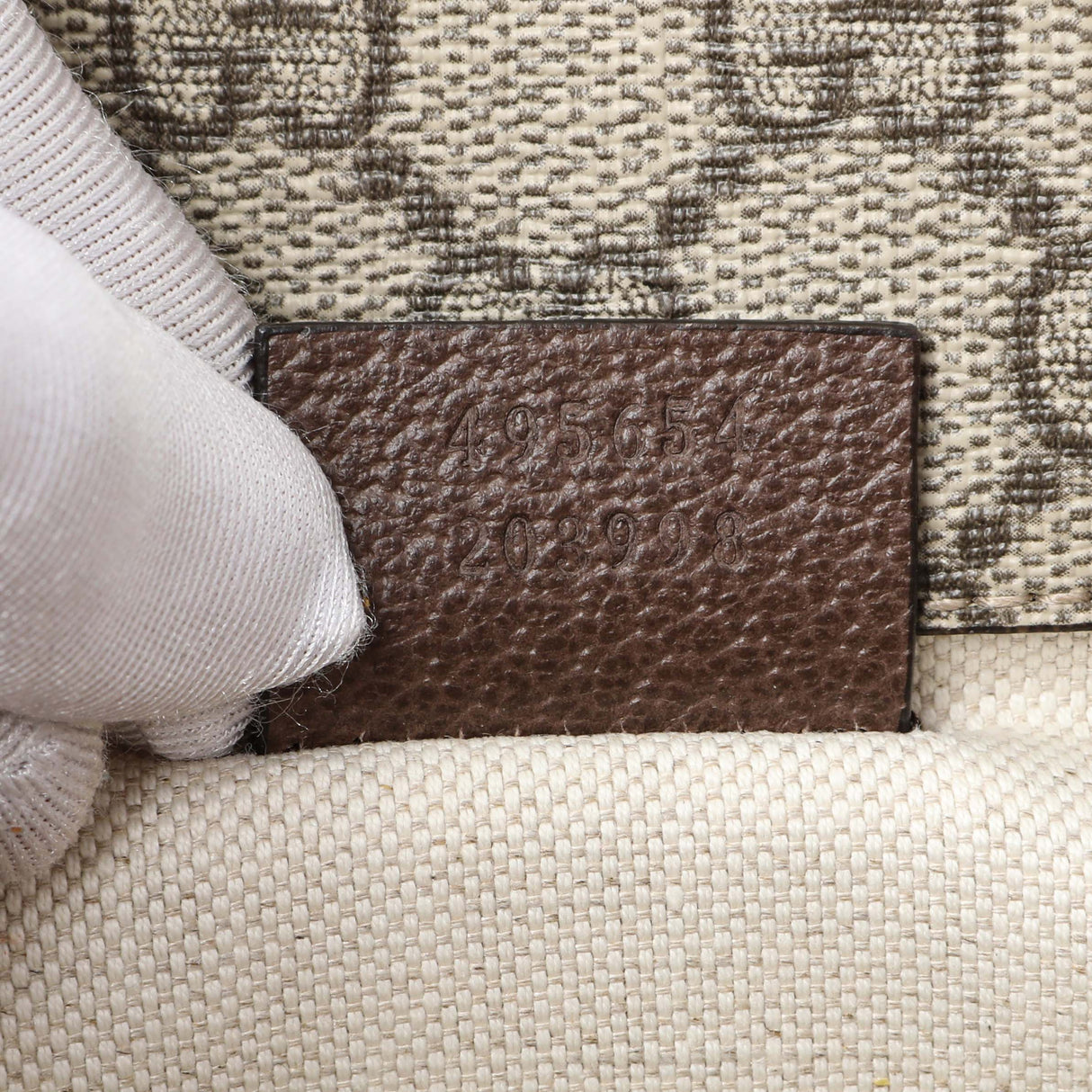 Gucci GG Supreme Monogram Web Neo Vintage Messenger Bag Handbags Gucci