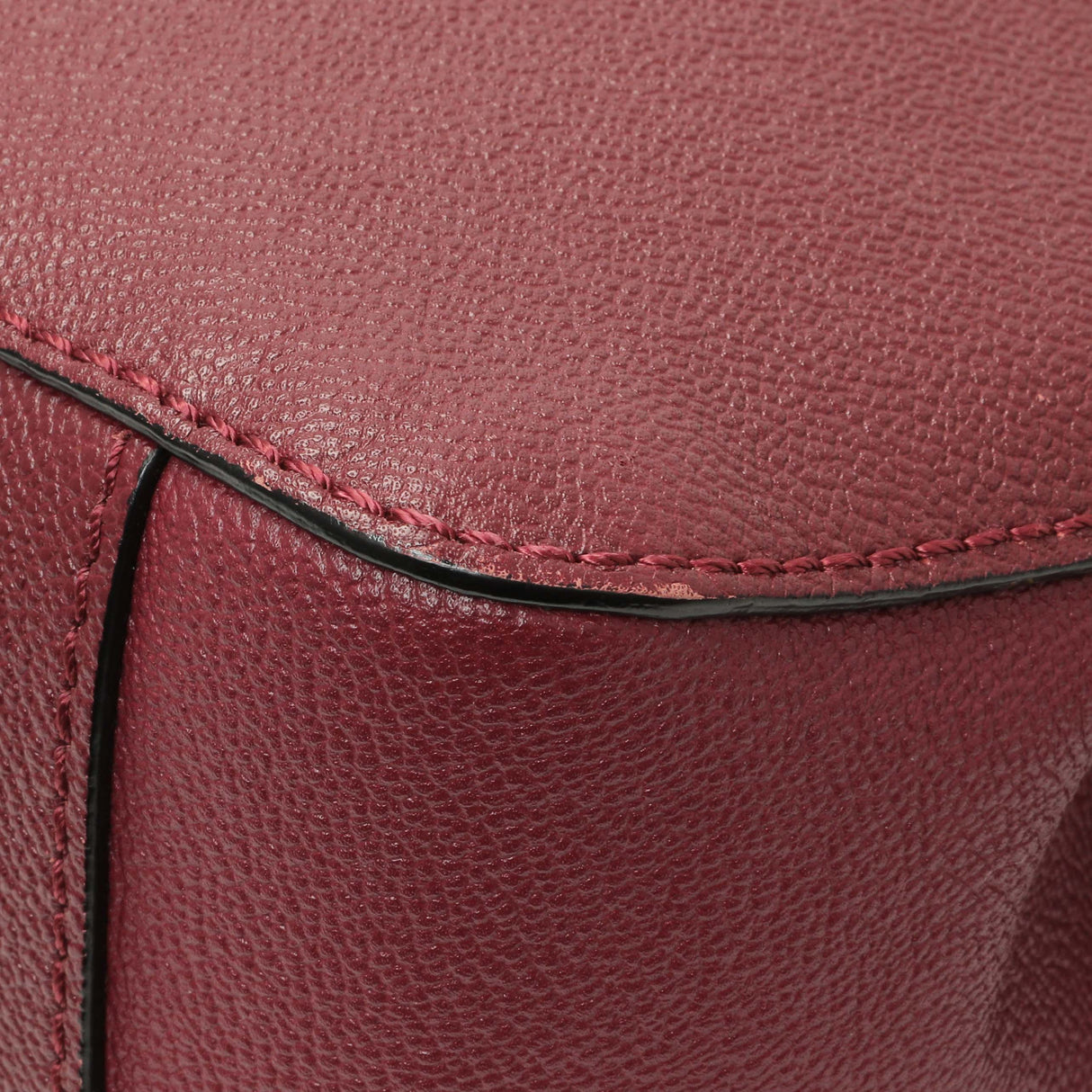 Burberry Burgundy Grained Calfskin Small Helmsley Crossbody Handbags Burberry