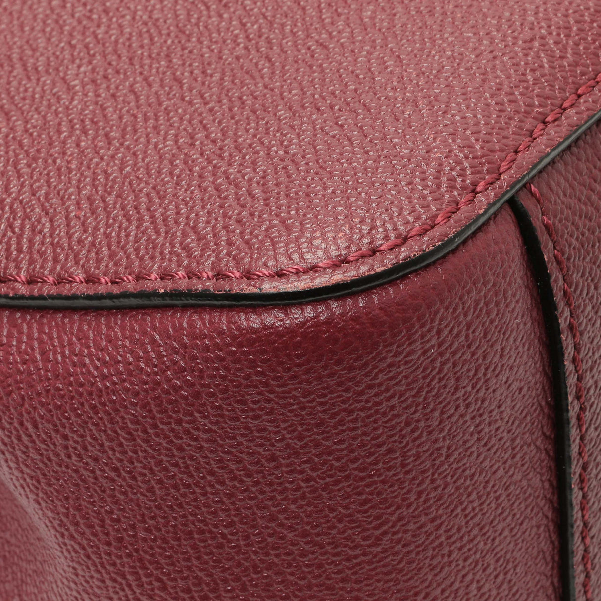 Burberry Burgundy Grained Calfskin Small Helmsley Crossbody Handbags Burberry