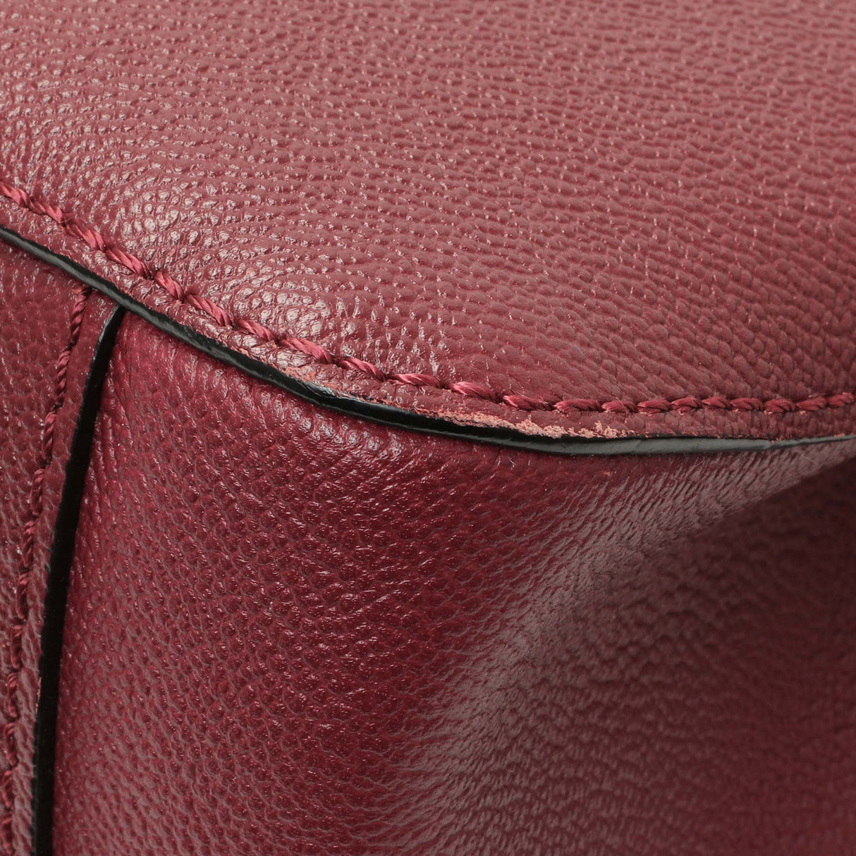 Burberry Burgundy Grained Calfskin Small Helmsley Crossbody Handbags Burberry