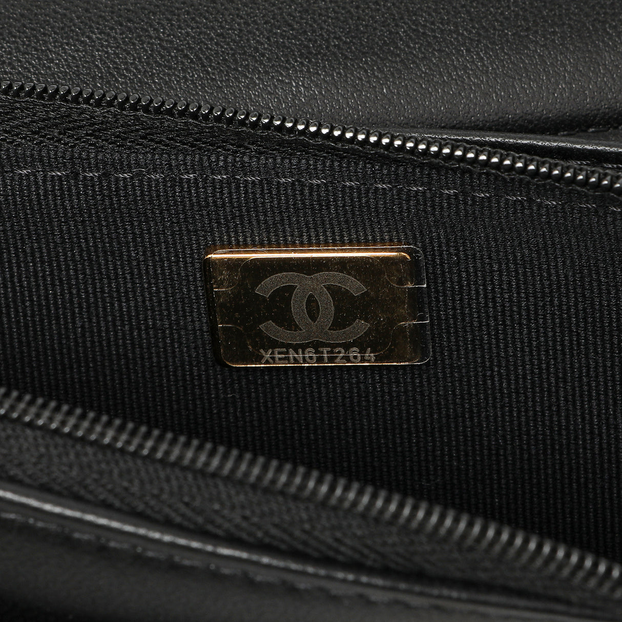 Chanel Black Quilted Lambskin Crystal Top Handle Wallet on Chain WOC Handbags Chanel