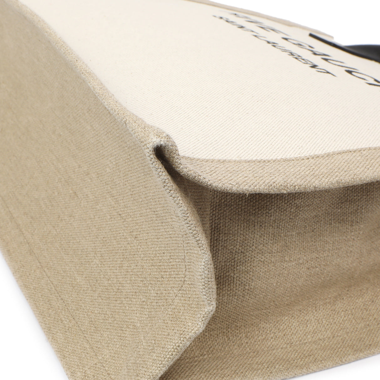 Saint Laurent Linen Rive Gauche North South Tote Handbags Saint Laurent