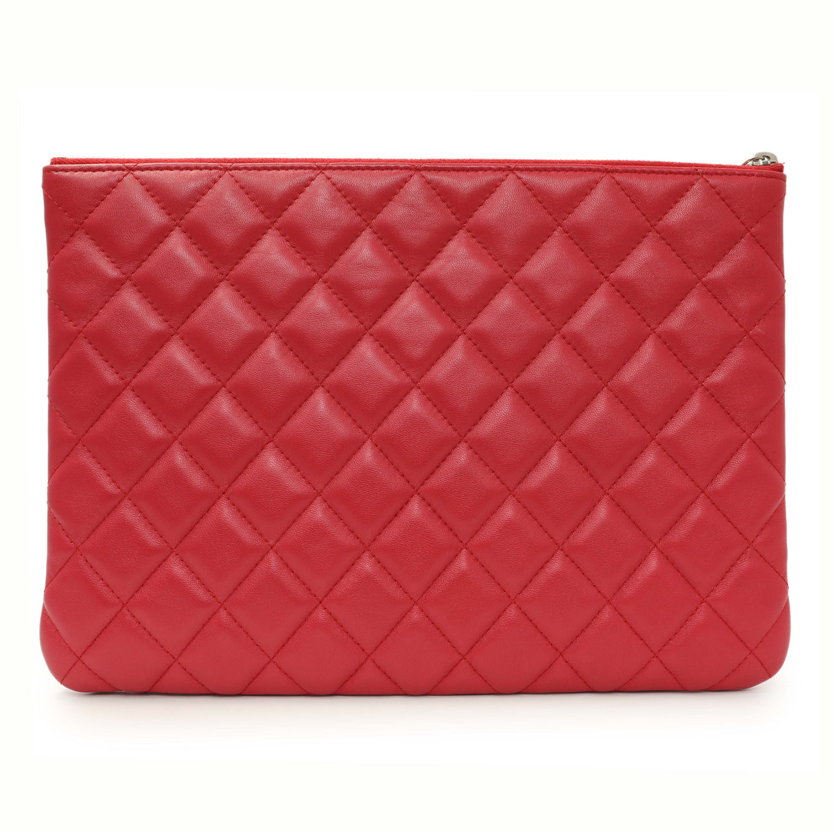 Chanel Pink Quilted Lambskin Medium Cosmetic Case Accessories Chanel