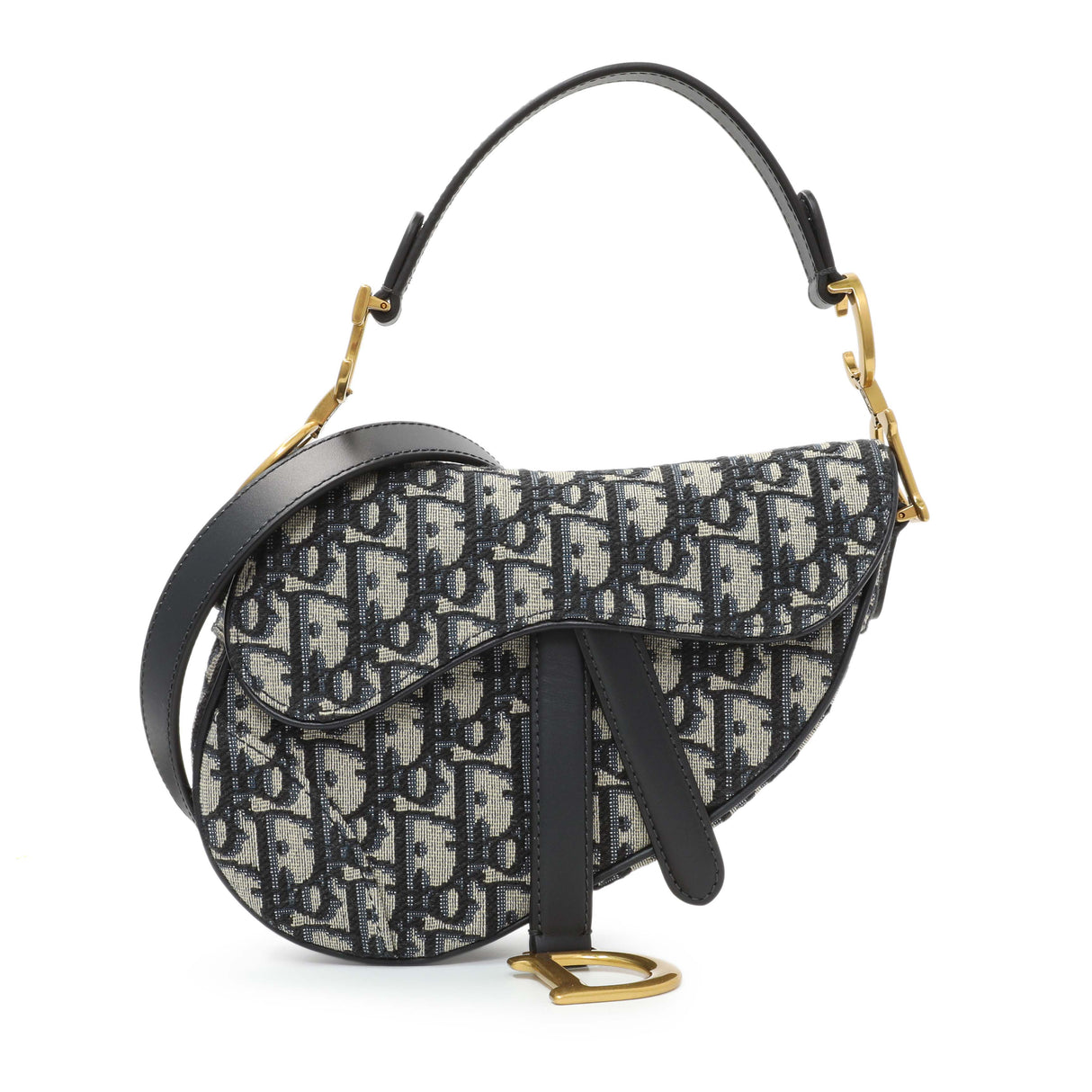 Christian Dior Oblique Mini Saddle Bag Handbags Christian Dior