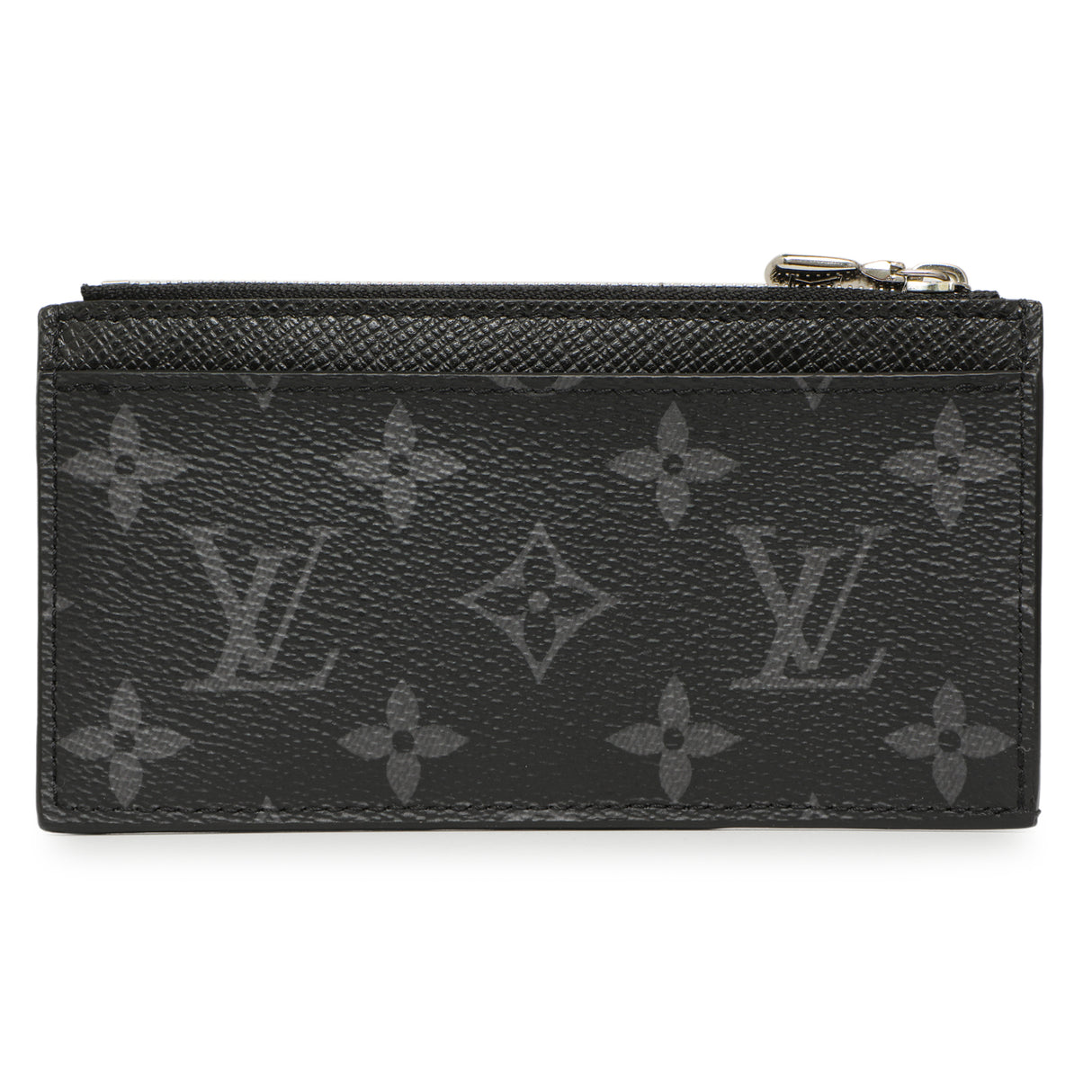 Louis Vuitton Monogram Eclipse Taiga Coin Card Holder Accessories Louis Vuitton