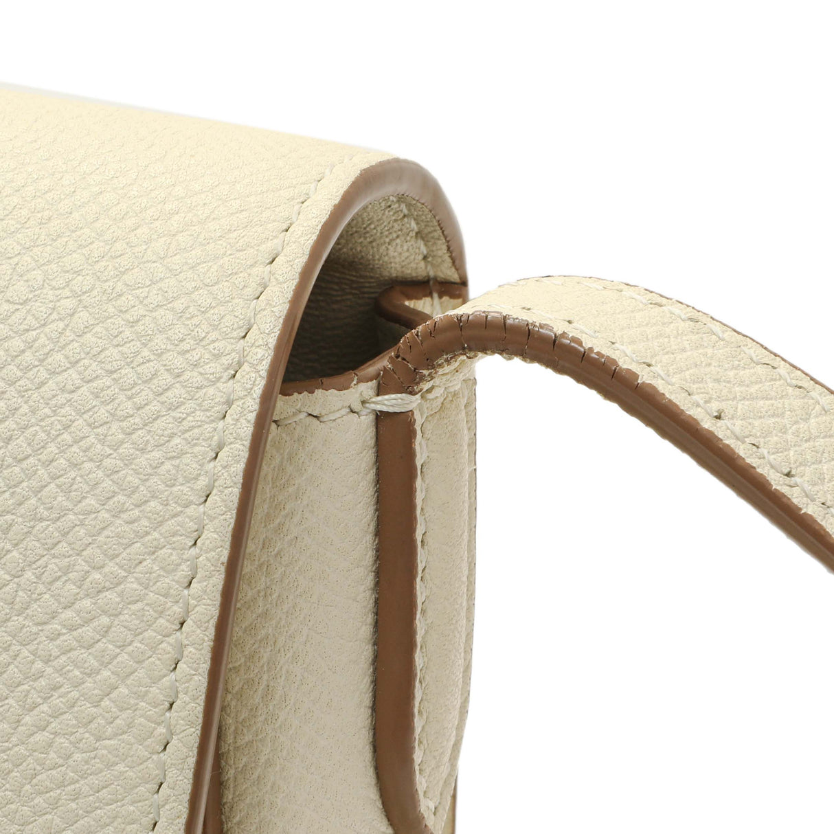 Celine Ivory Grained Calfskin Small Trotteur Handbags Celine