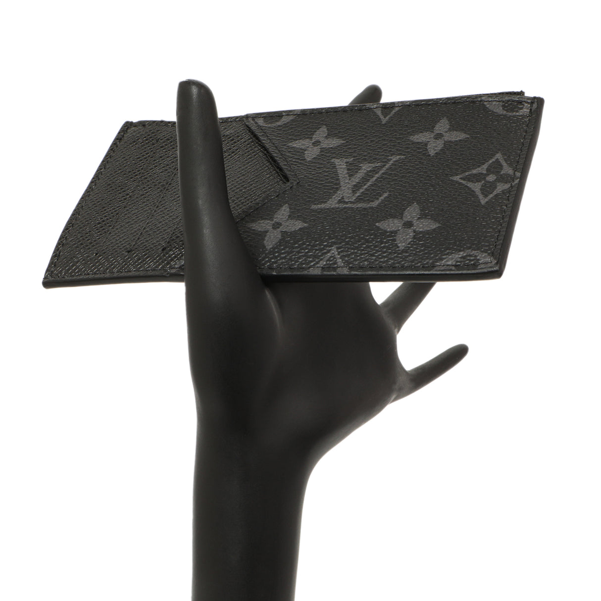 Louis Vuitton Monogram Eclipse Taiga Coin Card Holder Accessories Louis Vuitton