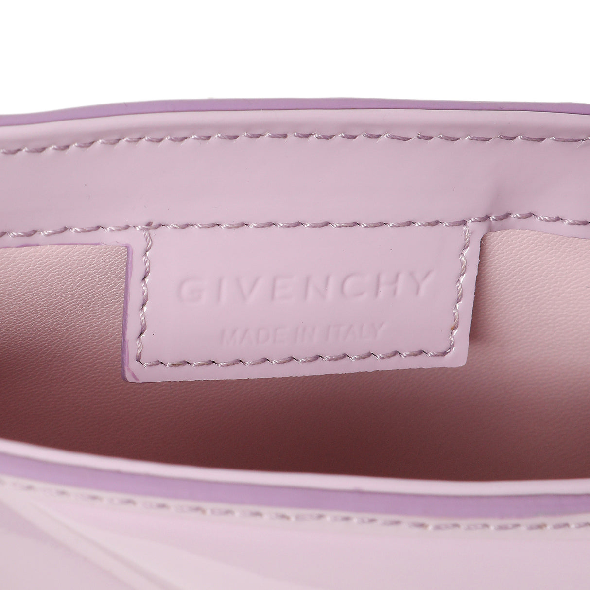 Givenchy Lilac Padded Patent Small Cut Out Shoulder Bag Handbags Givenchy