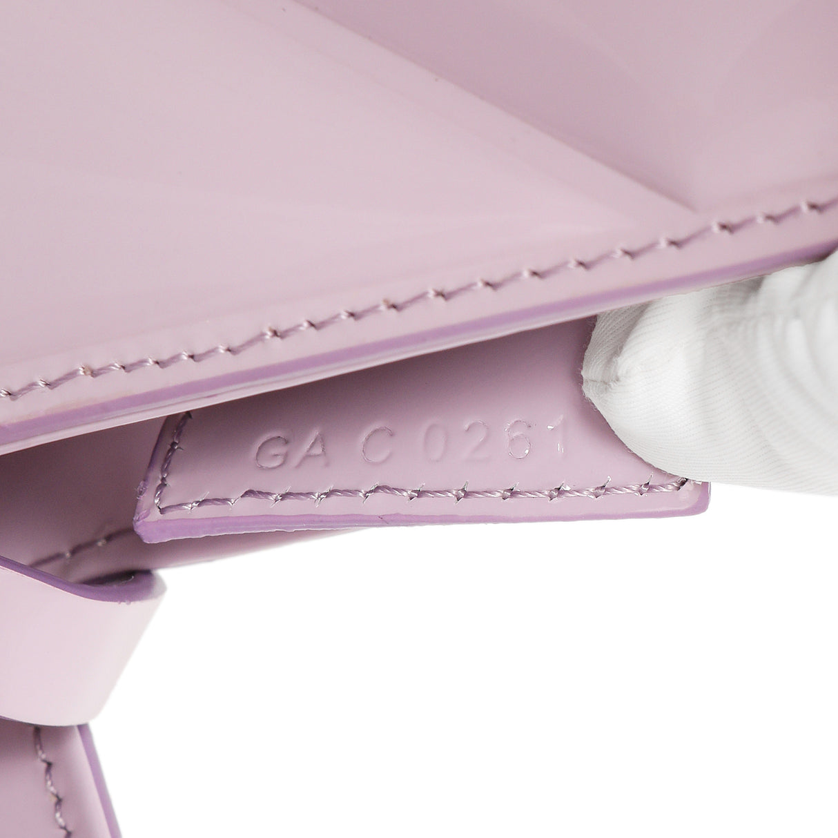 Givenchy Lilac Padded Patent Small Cut Out Shoulder Bag Handbags Givenchy