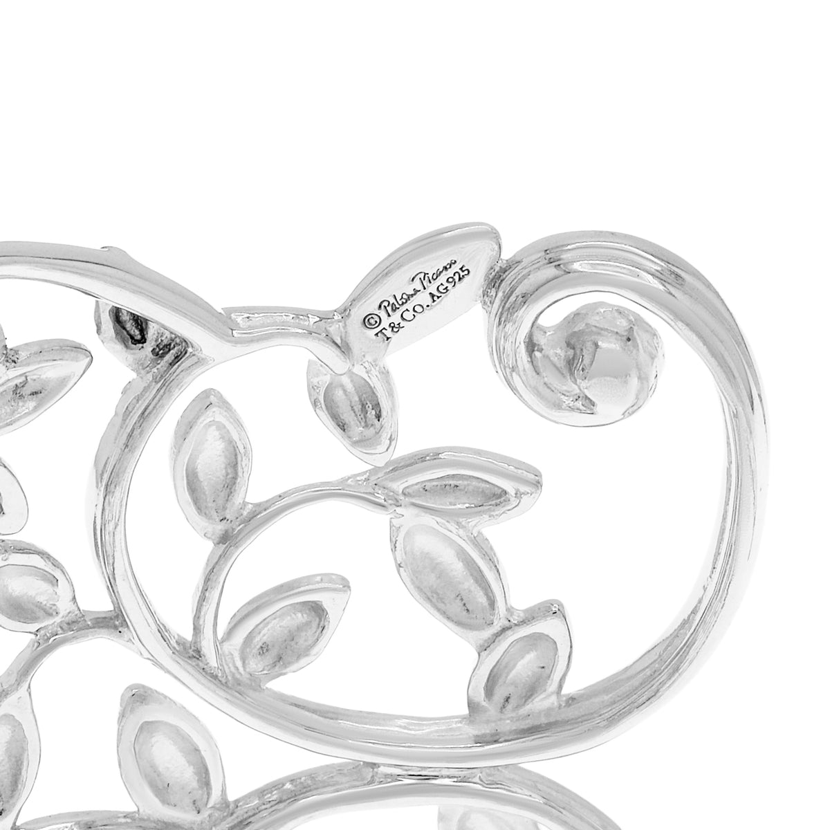 Tiffany & Co. Sterling Silver Paloma Picasso Olive Leaf Cuff Bracelet Designer Jewellery Tiffany and Co