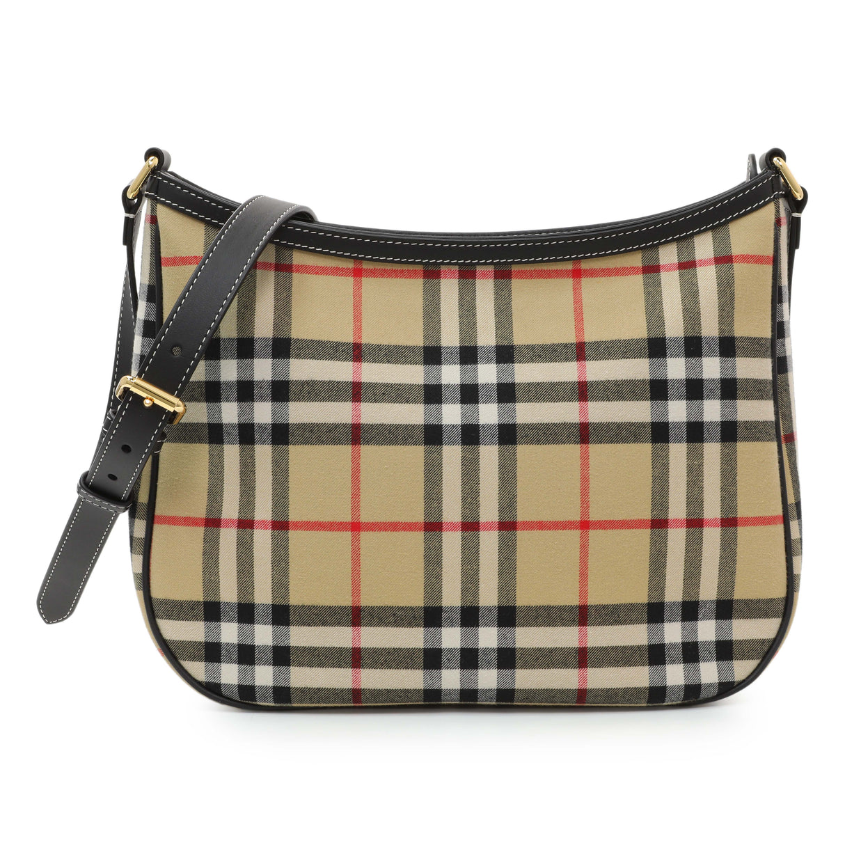Burberry Vintage Black Nova Check Shoulder Bag Handbags Burberry