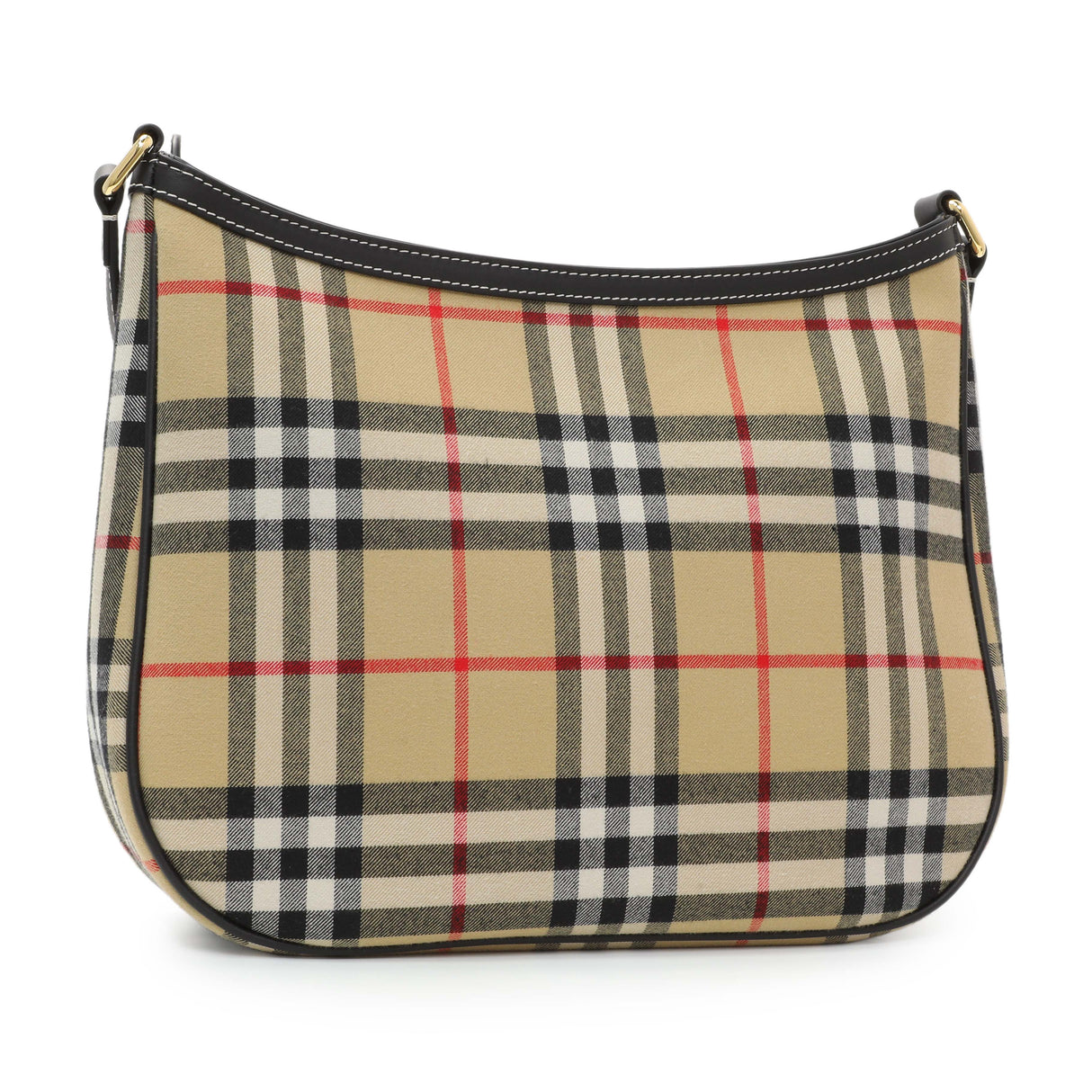 Burberry Vintage Black Nova Check Shoulder Bag Handbags Burberry