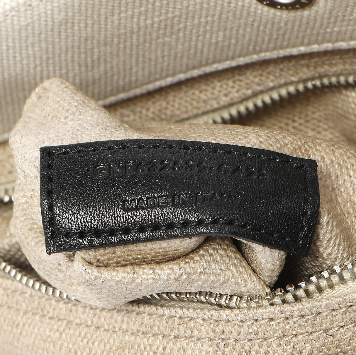 Saint Laurent Linen Rive Gauche North South Tote Handbags Saint Laurent