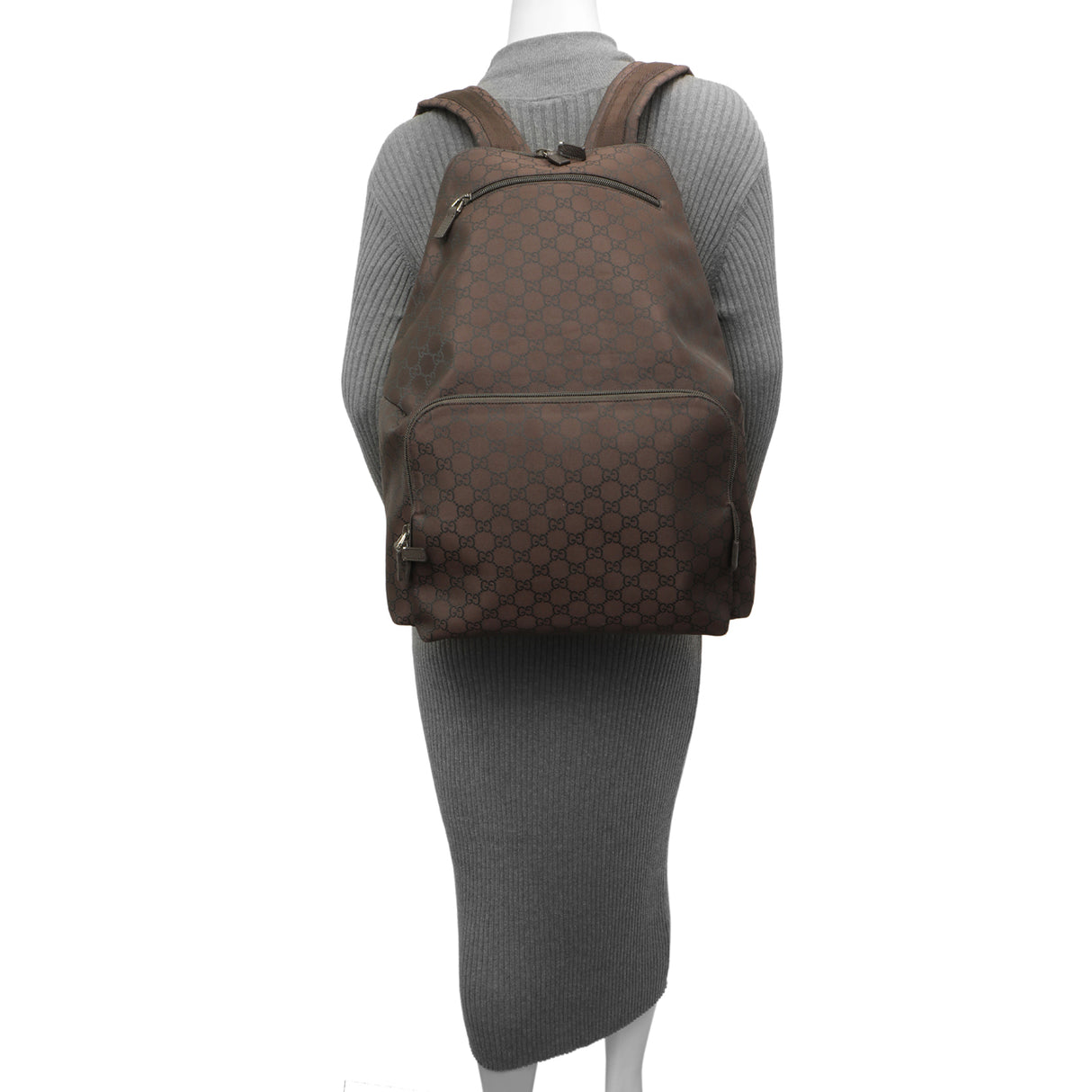 Gucci Nylon Monogram Medium Backpack Handbags Gucci