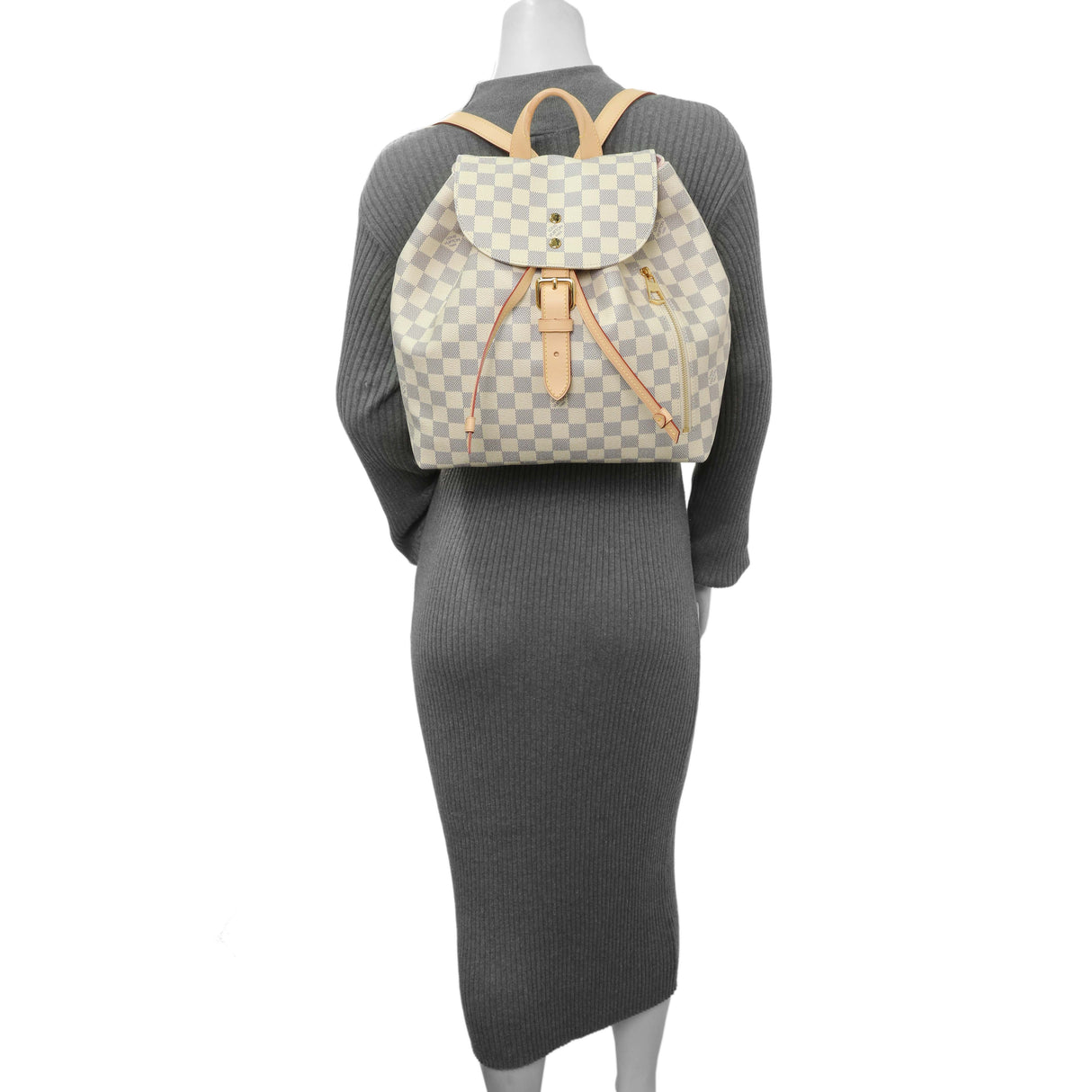 Louis Vuitton Damier Azur Sperone Backpack Handbags Louis Vuitton