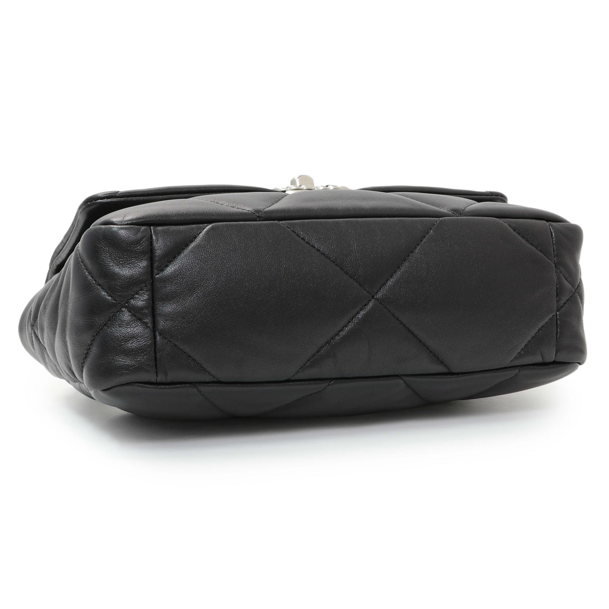 Chanel Black Lambskin Quilted Medium Chanel 19 Flap Handbags Chanel